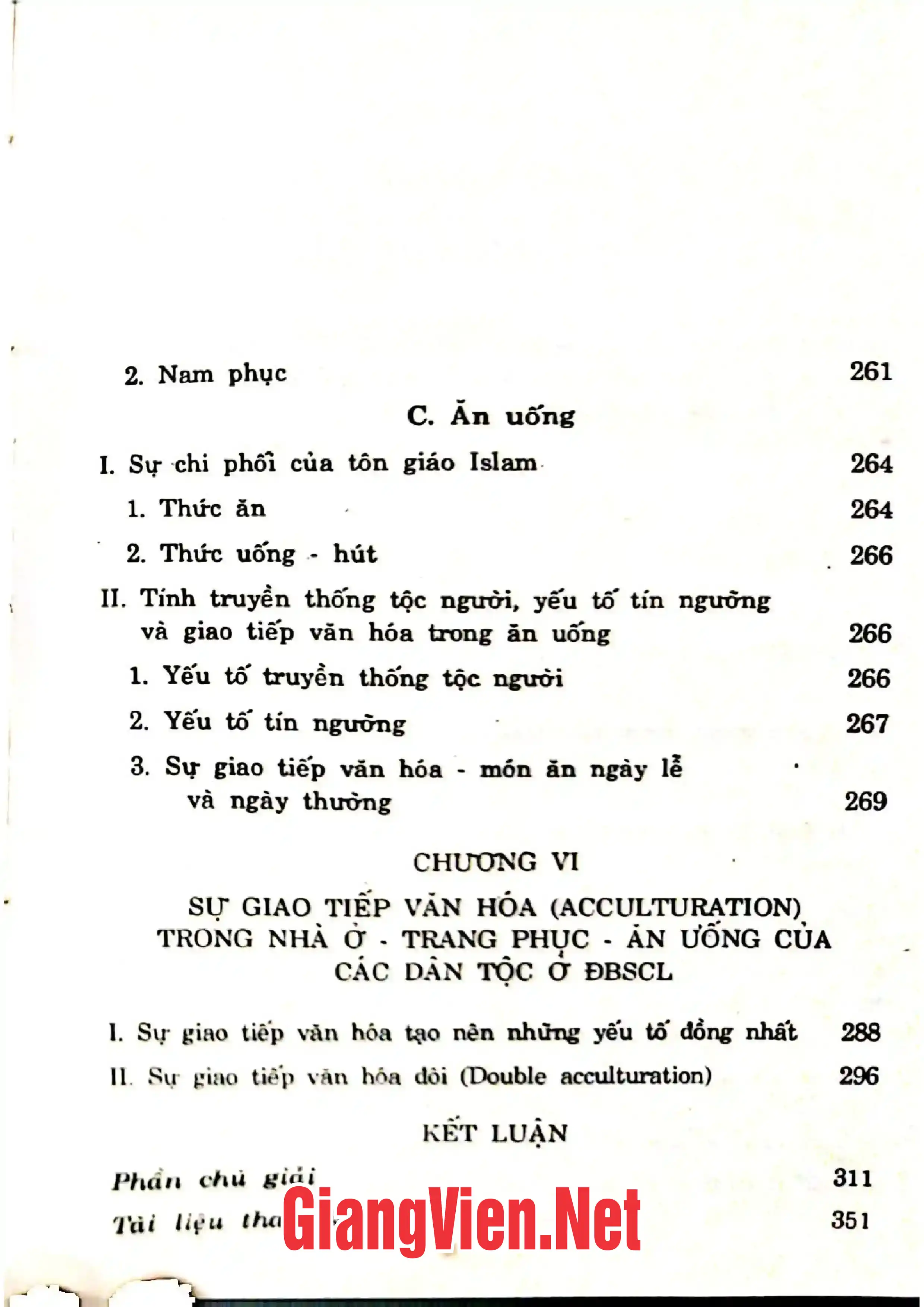 Nội dung trang phụ bản giới thiệu sách Nhà ở trang phục - ăn uống của các dân tộc vùng đồng bằng sông Cửu Long