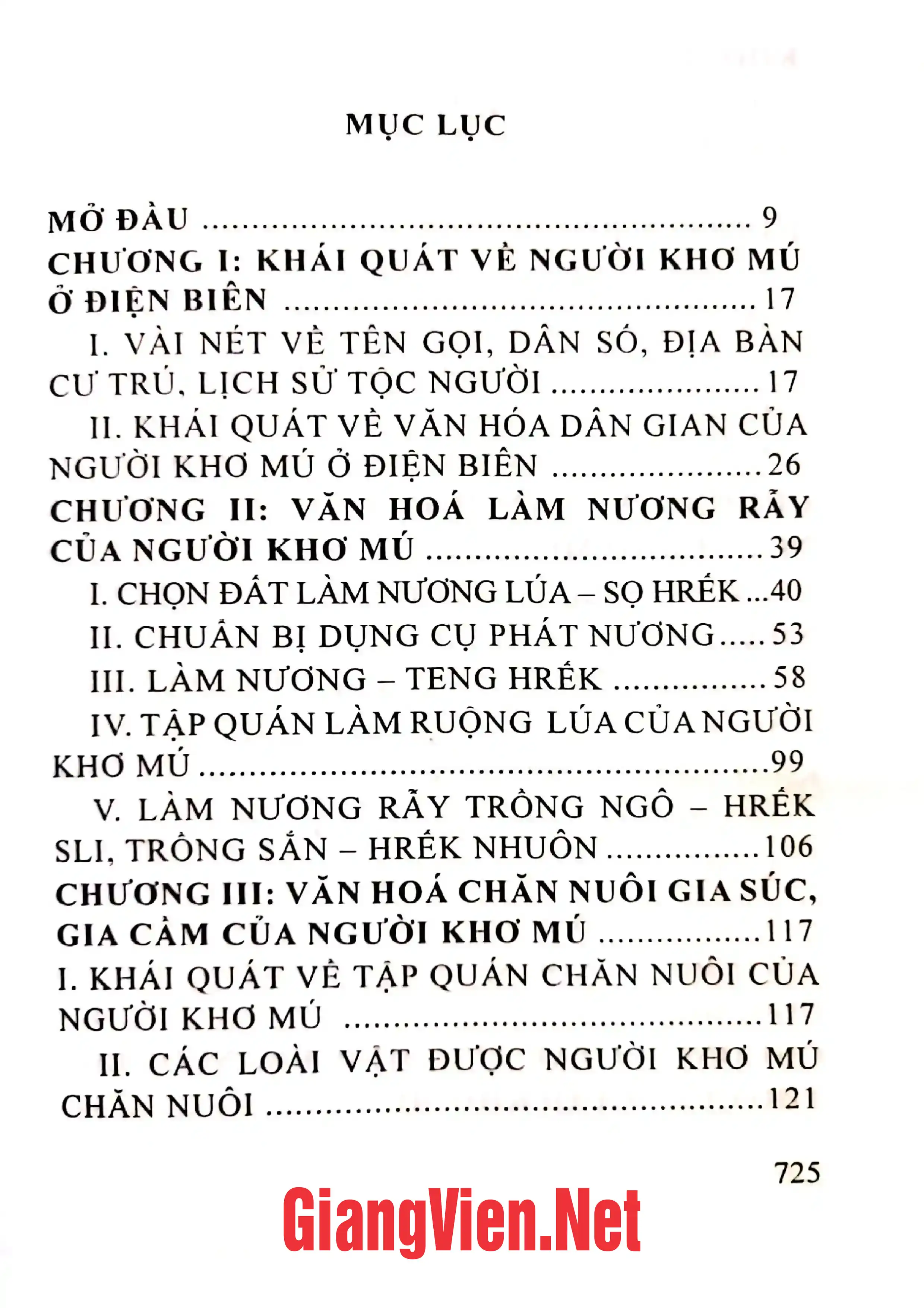 Ảnh minh họa nội dung cuốn sách: Văn hóa dân gian của người Khơ Mú tỉnh Điện Biên