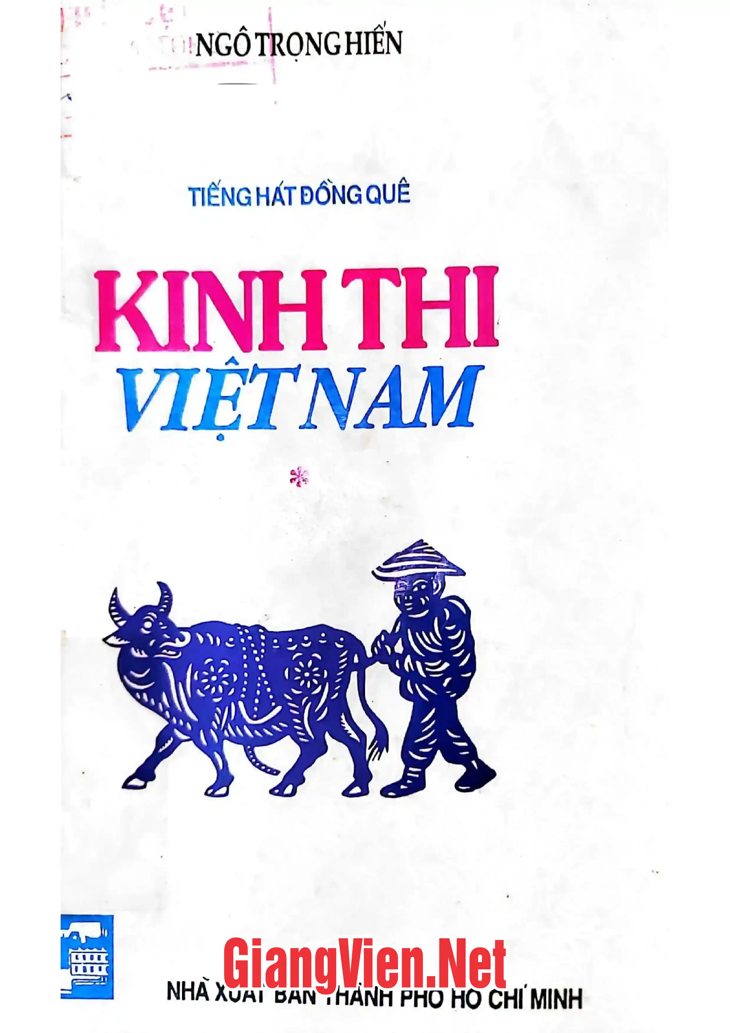 Ảnh bìa của Tiếng hát đồng quê Kinh Thi Việt Nam, tập I