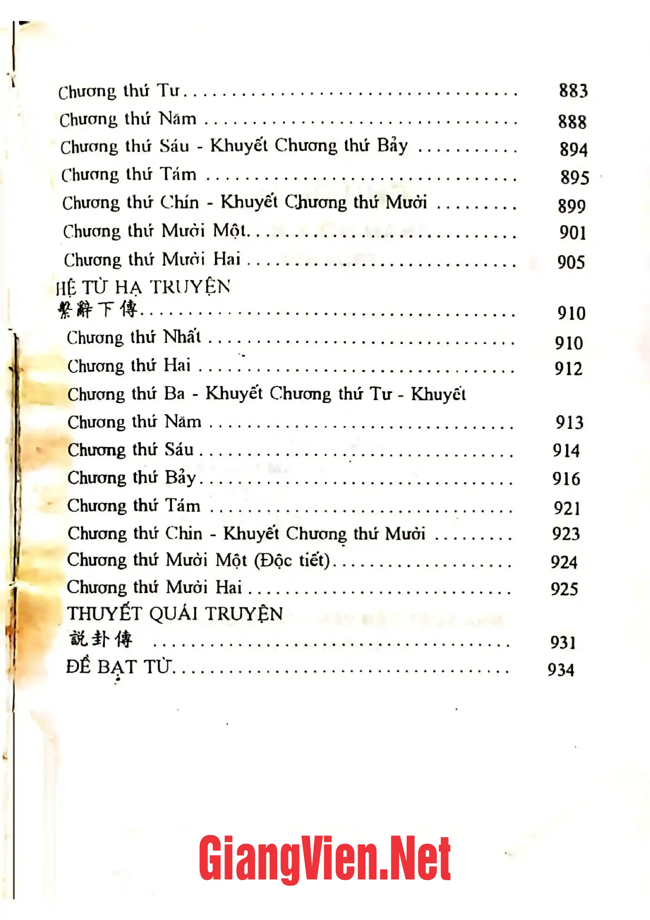 Nội dung mục lục và hình ảnh sách Chu dịch - Trang 5
