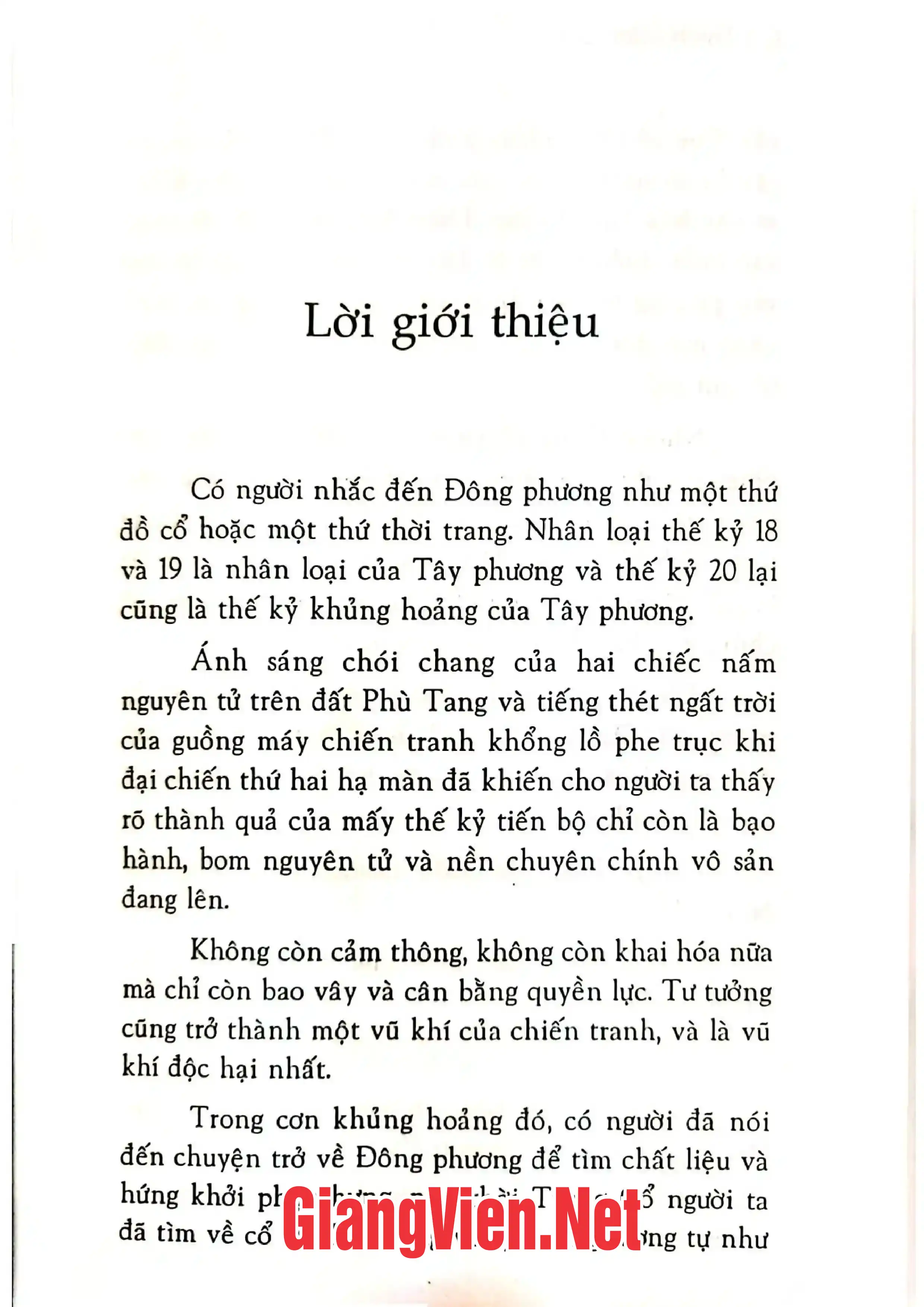 Mục lục chi tiết trang 1 sách Đạo đức học Phương Đông