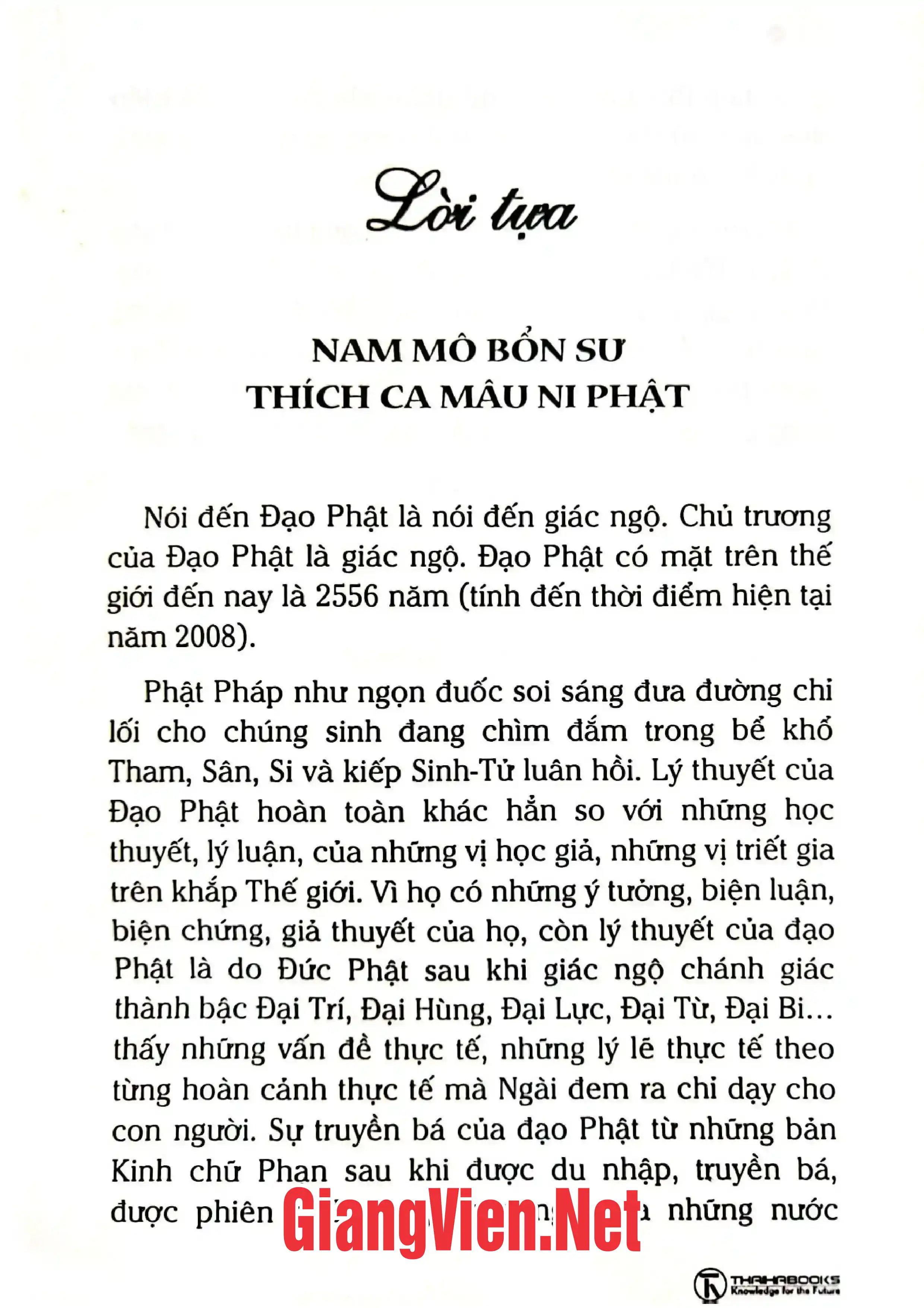 Mục lục chi tiết trang 1 sách Sức mạnh của Đạo Phật để sống tốt đẹp hơn trong thế giới ngày nay