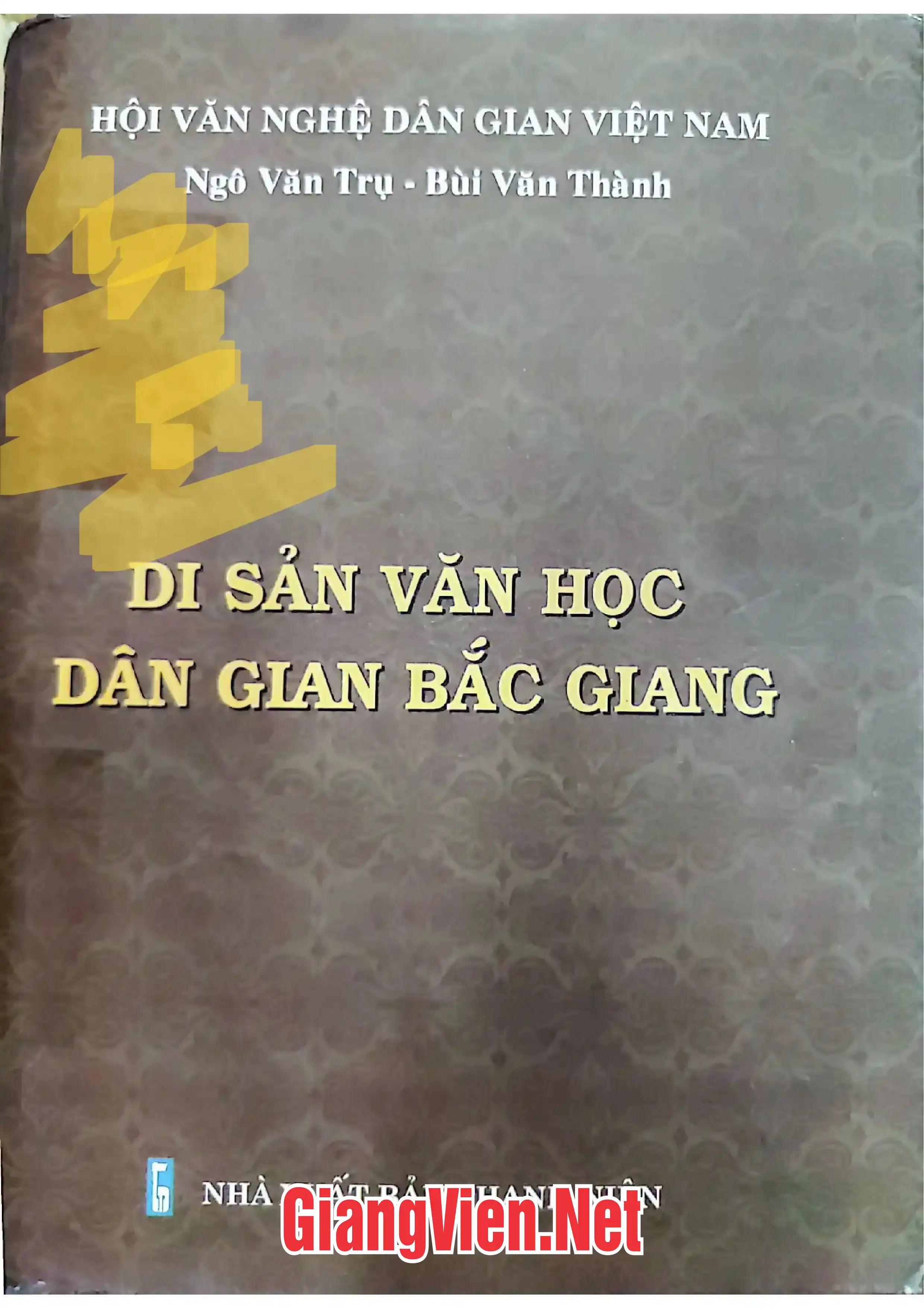 Ảnh bìa của Di sản văn học dân gian Bắc Giang