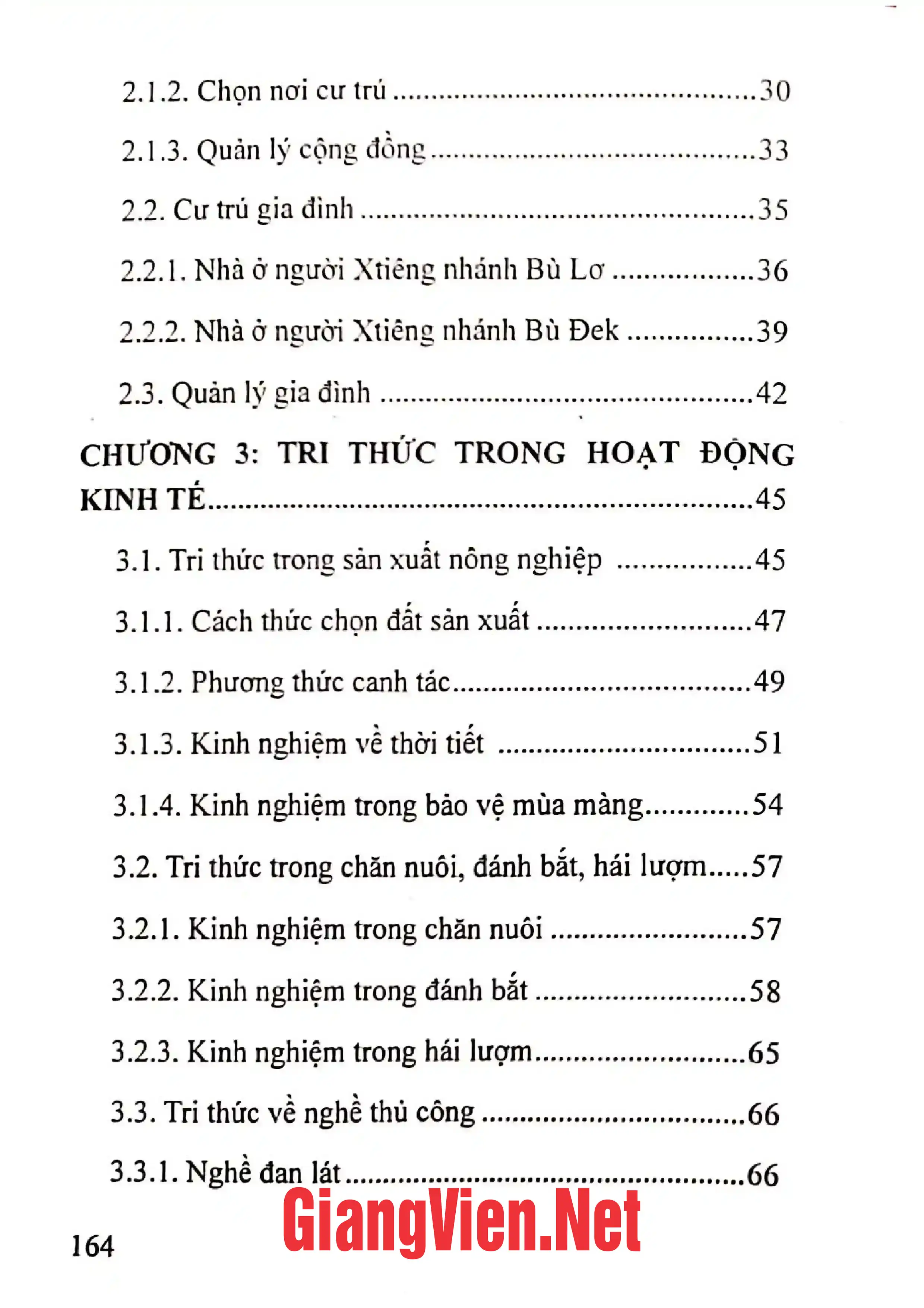 Mục lục chi tiết trang 1 sách Văn hóa người Xtiêng