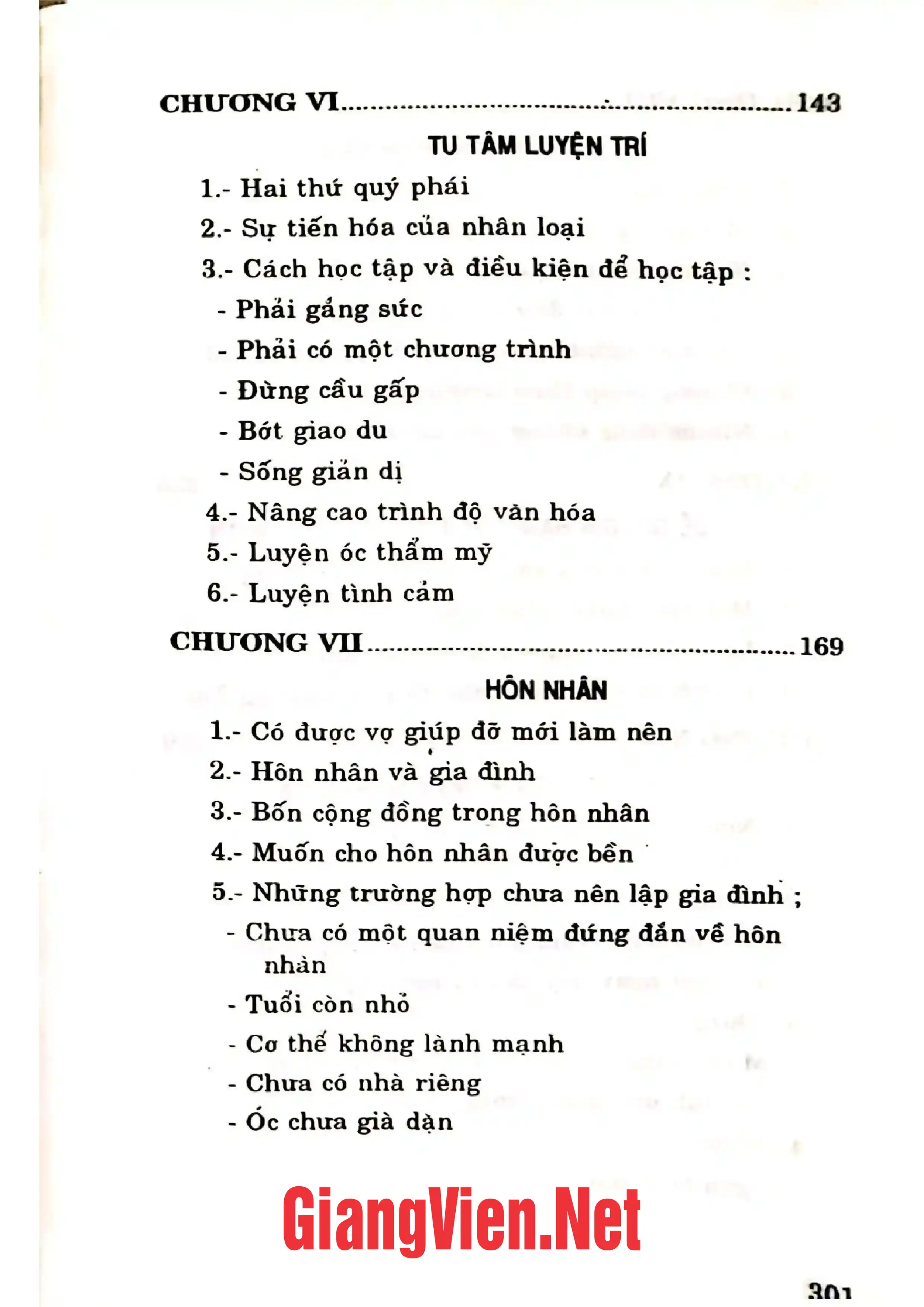 Mục lục chi tiết trang 3 sách Tương lai trong tay ta, Tái bản có sửa chữa