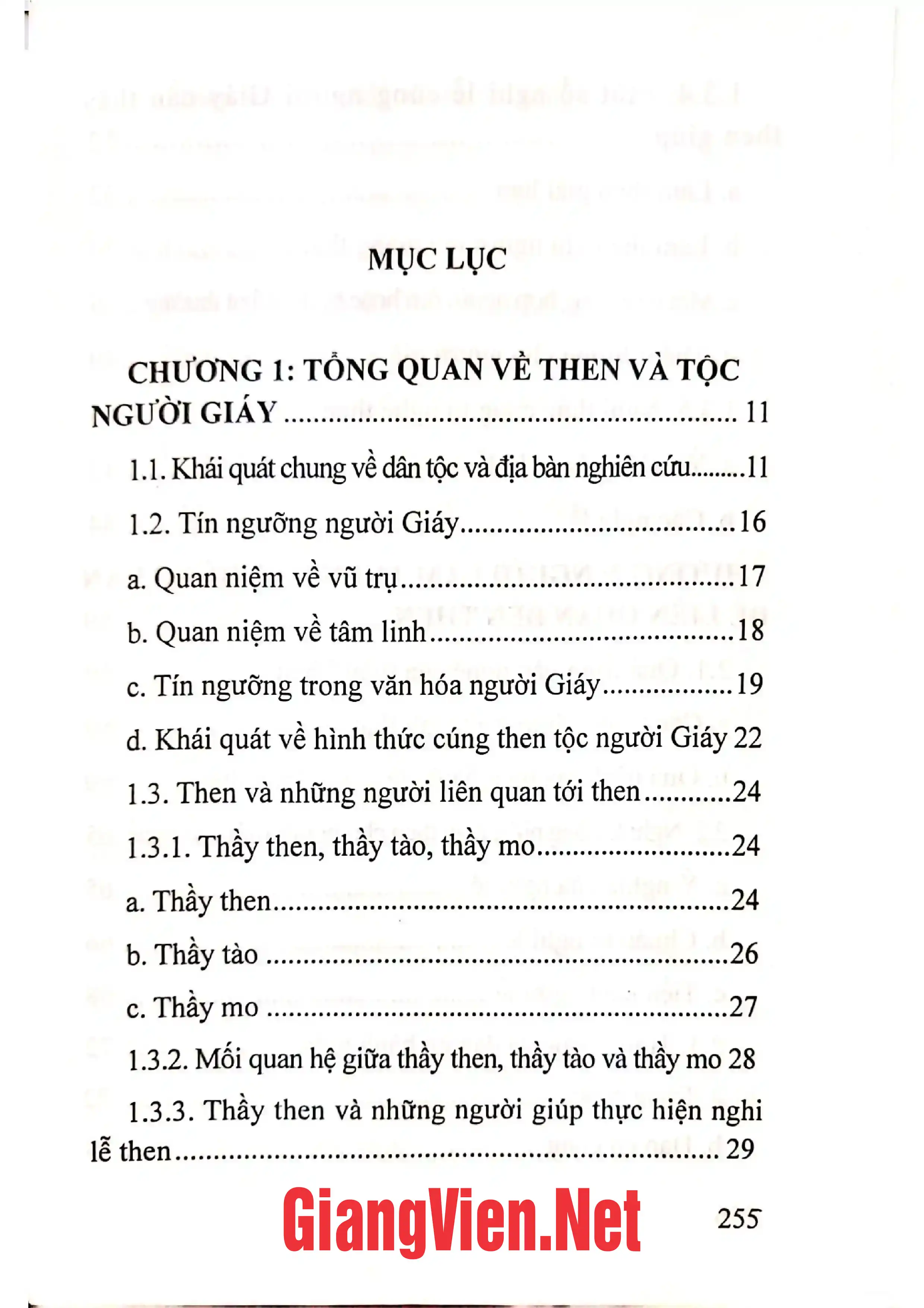 Trang bìa chính thức sách Then trong cuộc sống người Giáy