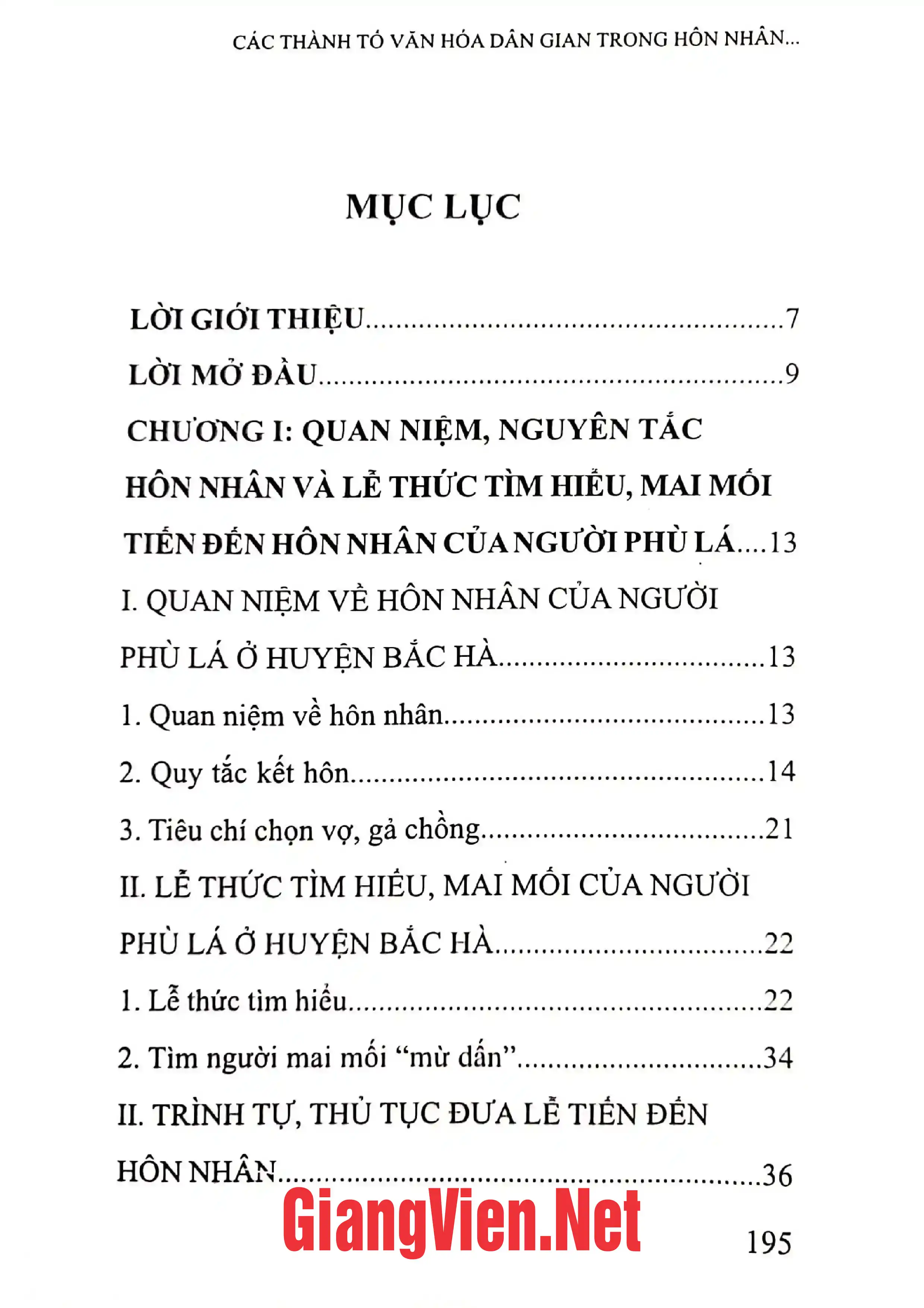 Trang bìa chính thức sách Các thành tố văn hóa dân gian trong hôn nhân của người Phù Lá ở huyện Bắc Hà, tỉnh Lào Cai