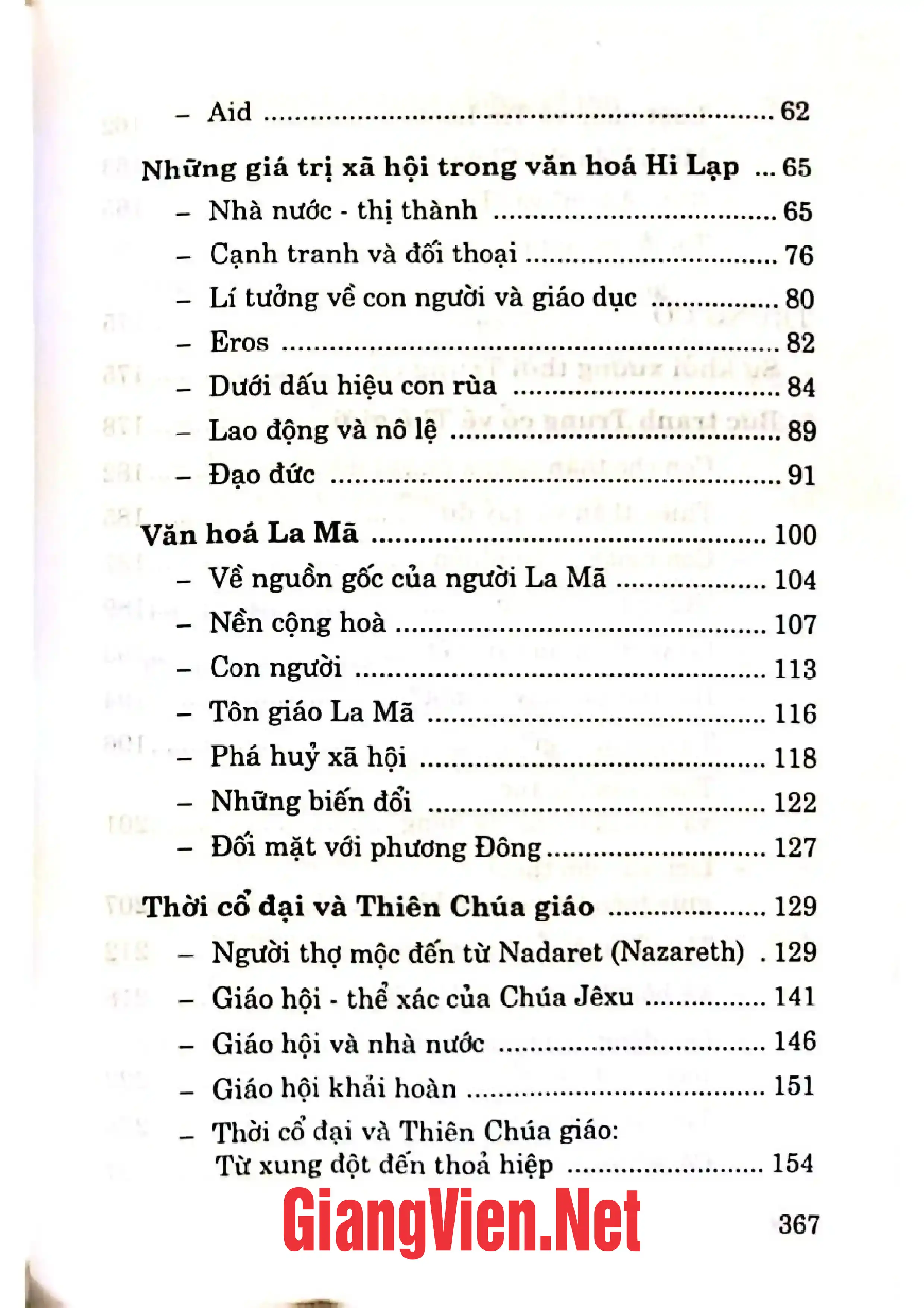 Ảnh minh họa nội dung cuốn sách: Các nền văn hóa thế giới, Tập II Phương Tây