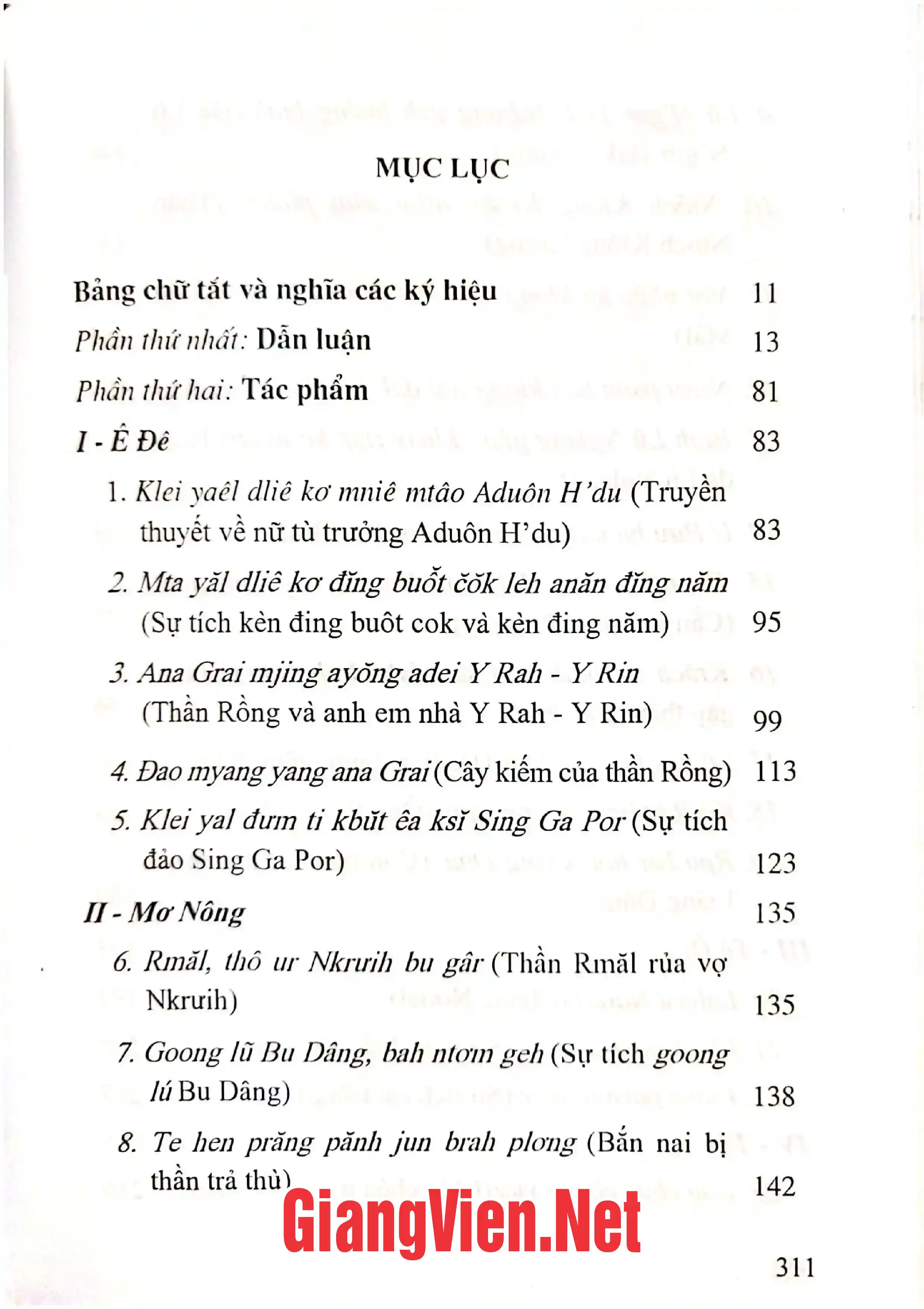 Trang bìa chính thức sách Truyền thuyết các dân tộc thiểu số Việt Nam