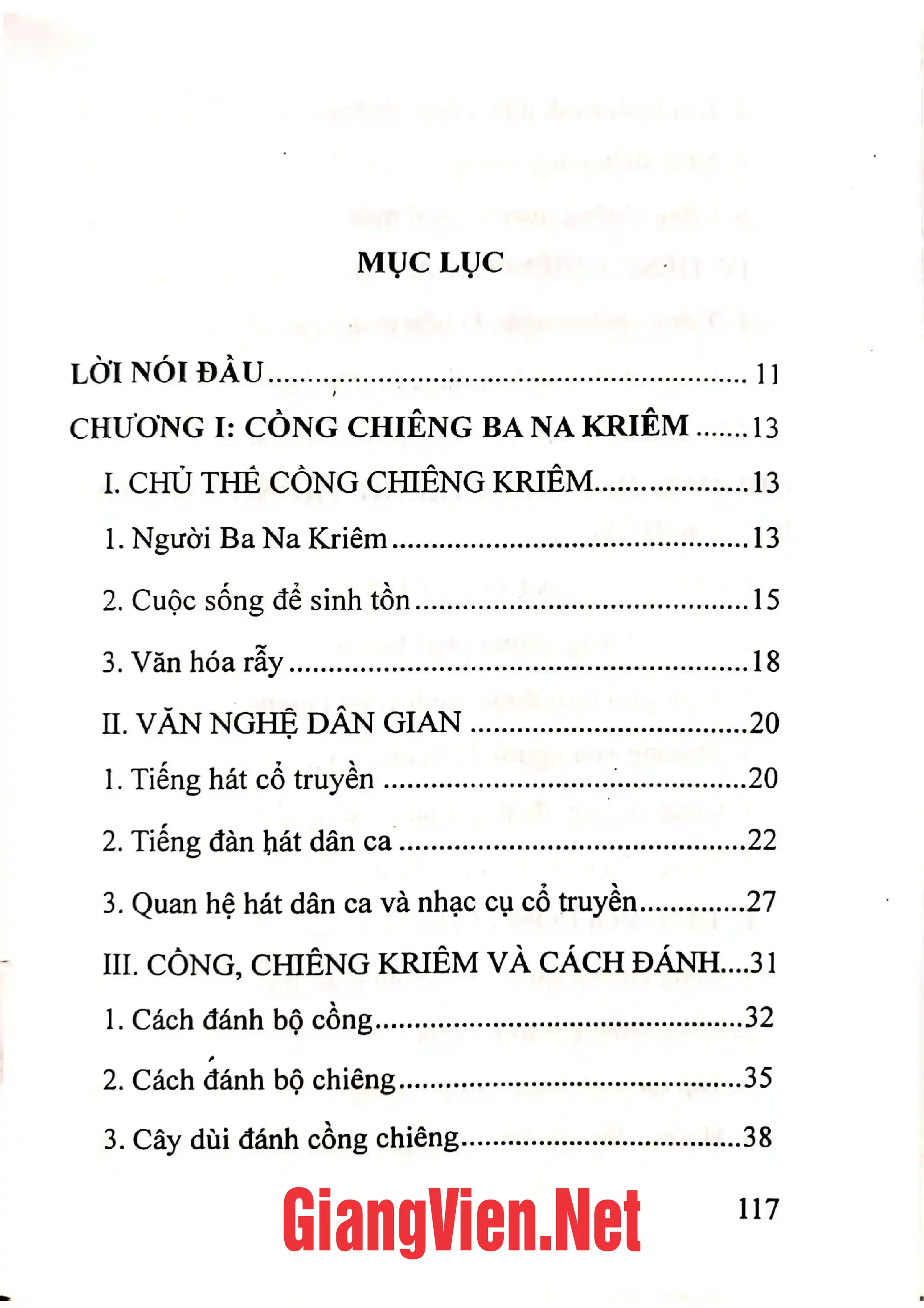 Trang bìa chính thức sách Cồng chiêng trong văn hóa người Ba Na Kriêm