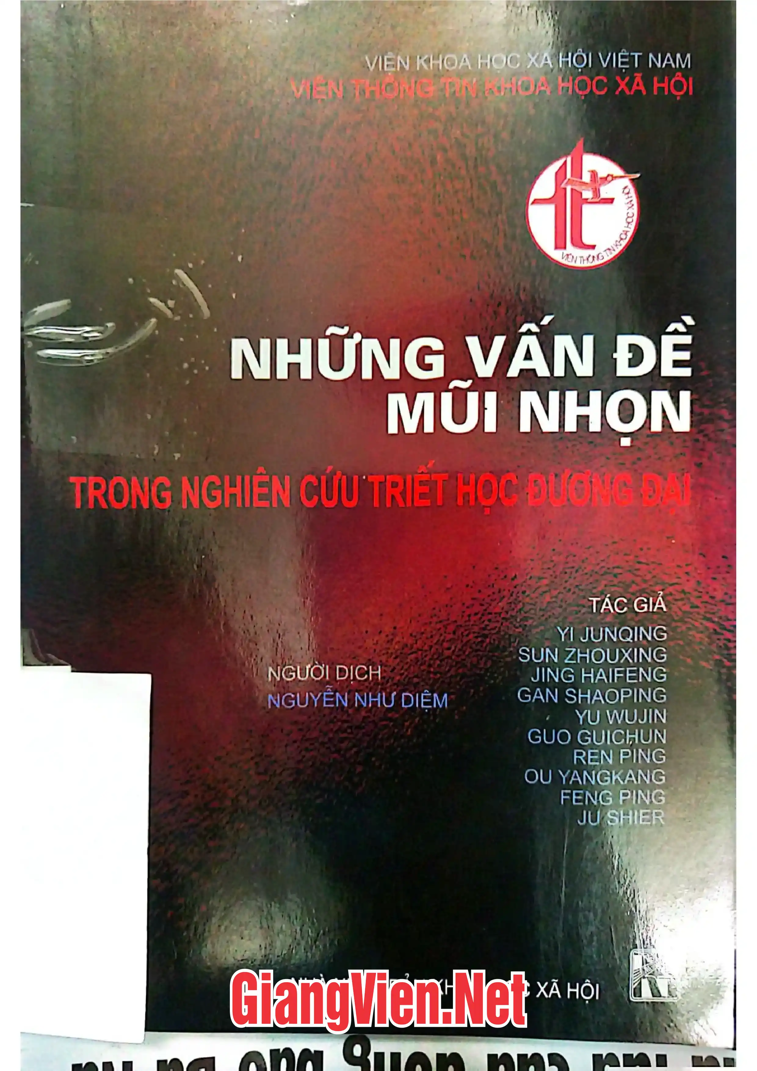 Ảnh bìa của Những vấn đề mũi nhọn trong nghiên cứu triết học đương đại