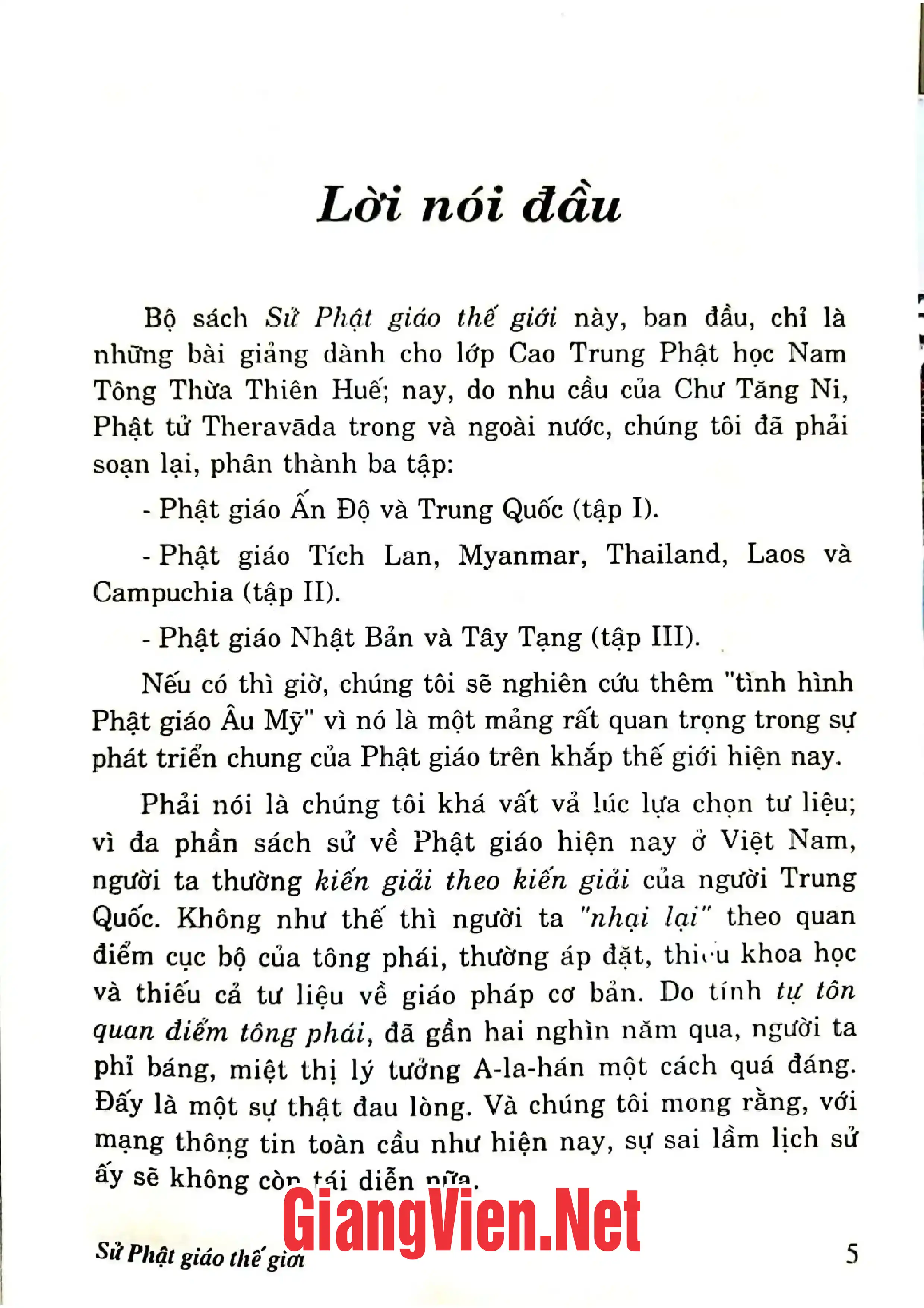 Ảnh minh họa nội dung cuốn sách: Sử Phật giáo thế giới, Tập 1 ấn Độ Trung Quốc