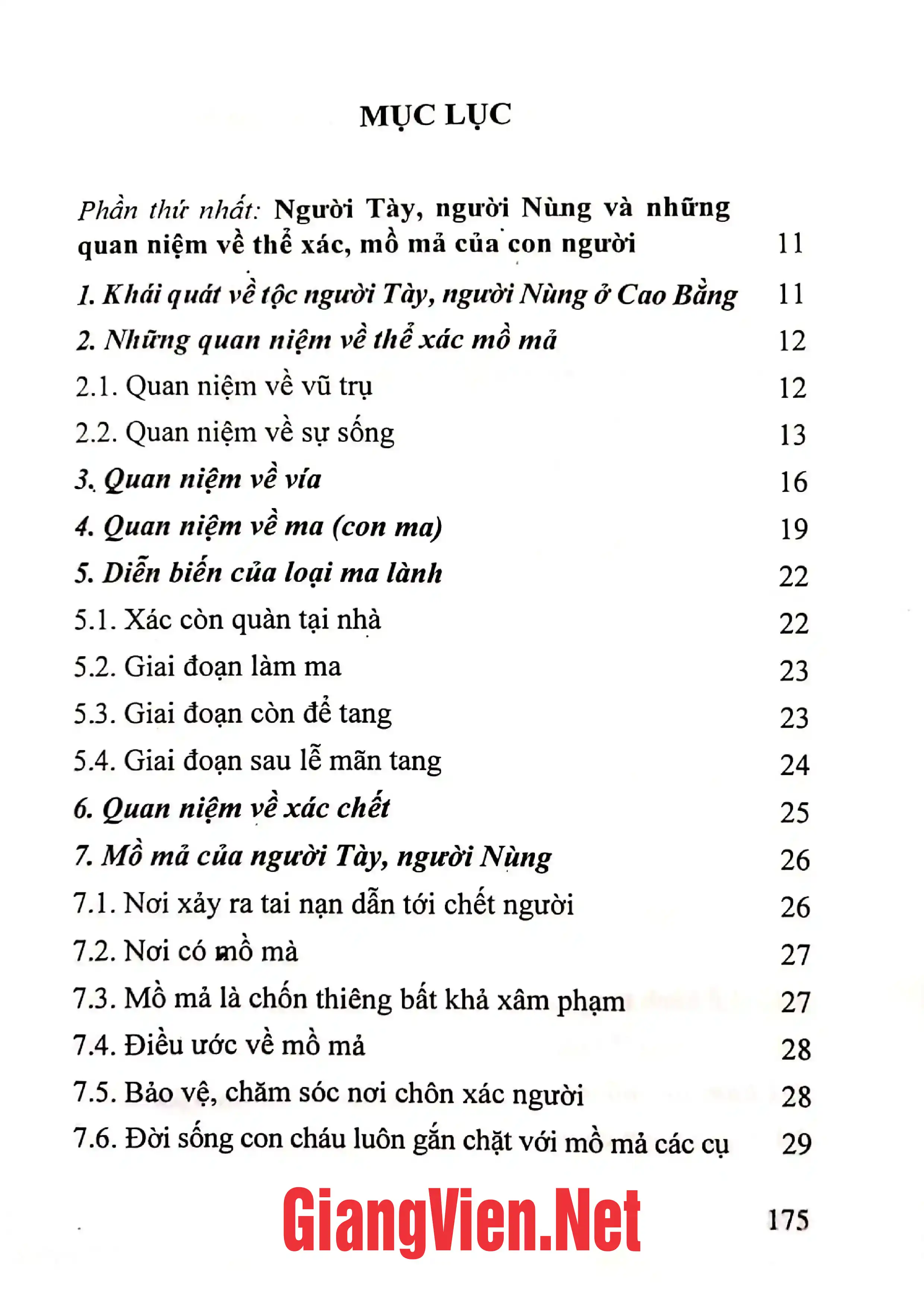 Trang bìa chính thức sách Tục để mả người Tày người Nùng Cao Bằng