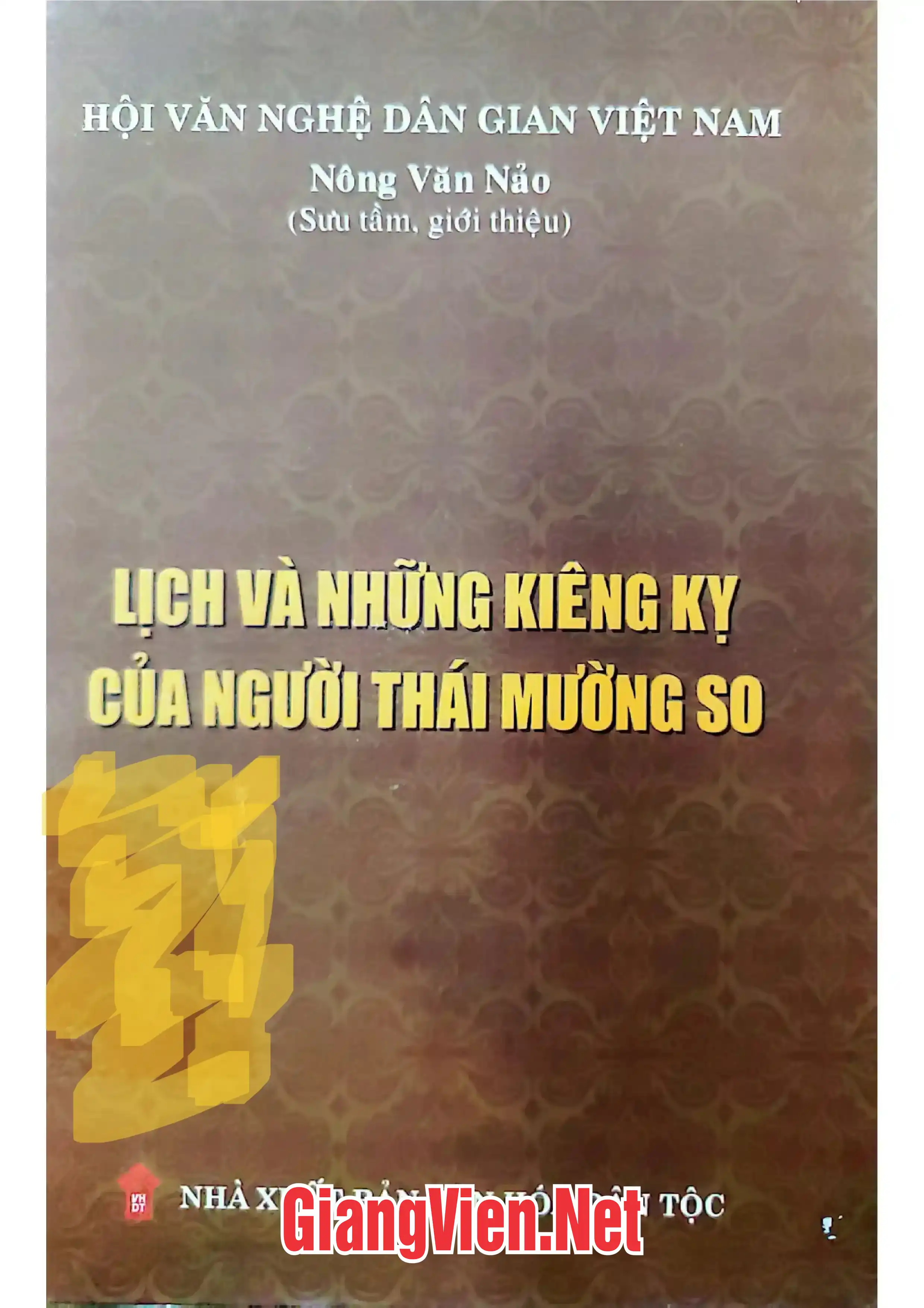 Ảnh bìa của Lịch và những kiêng kỵ của người Thái Mường So