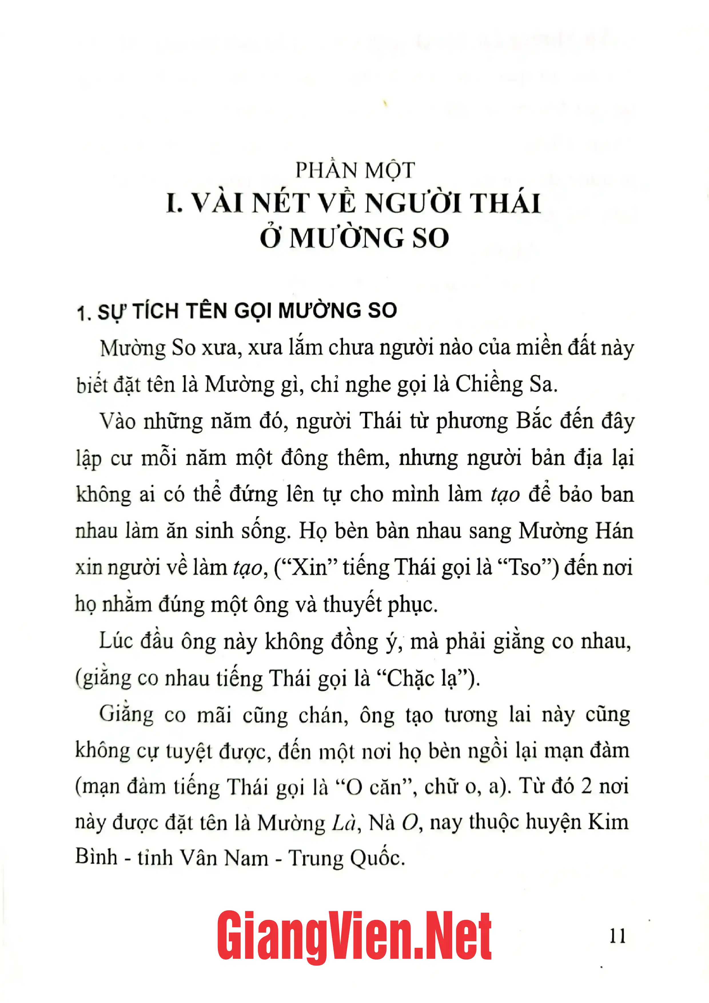 Mục lục chi tiết trang 3 sách Lịch và những kiêng kỵ của người Thái Mường So