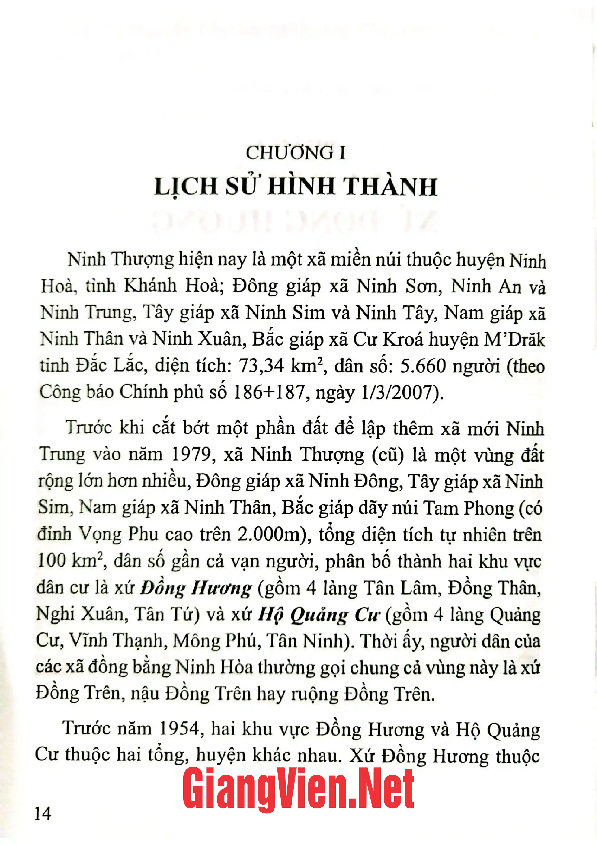 Mục lục chi tiết trang 3 sách Non nước xứ Đồng Hương