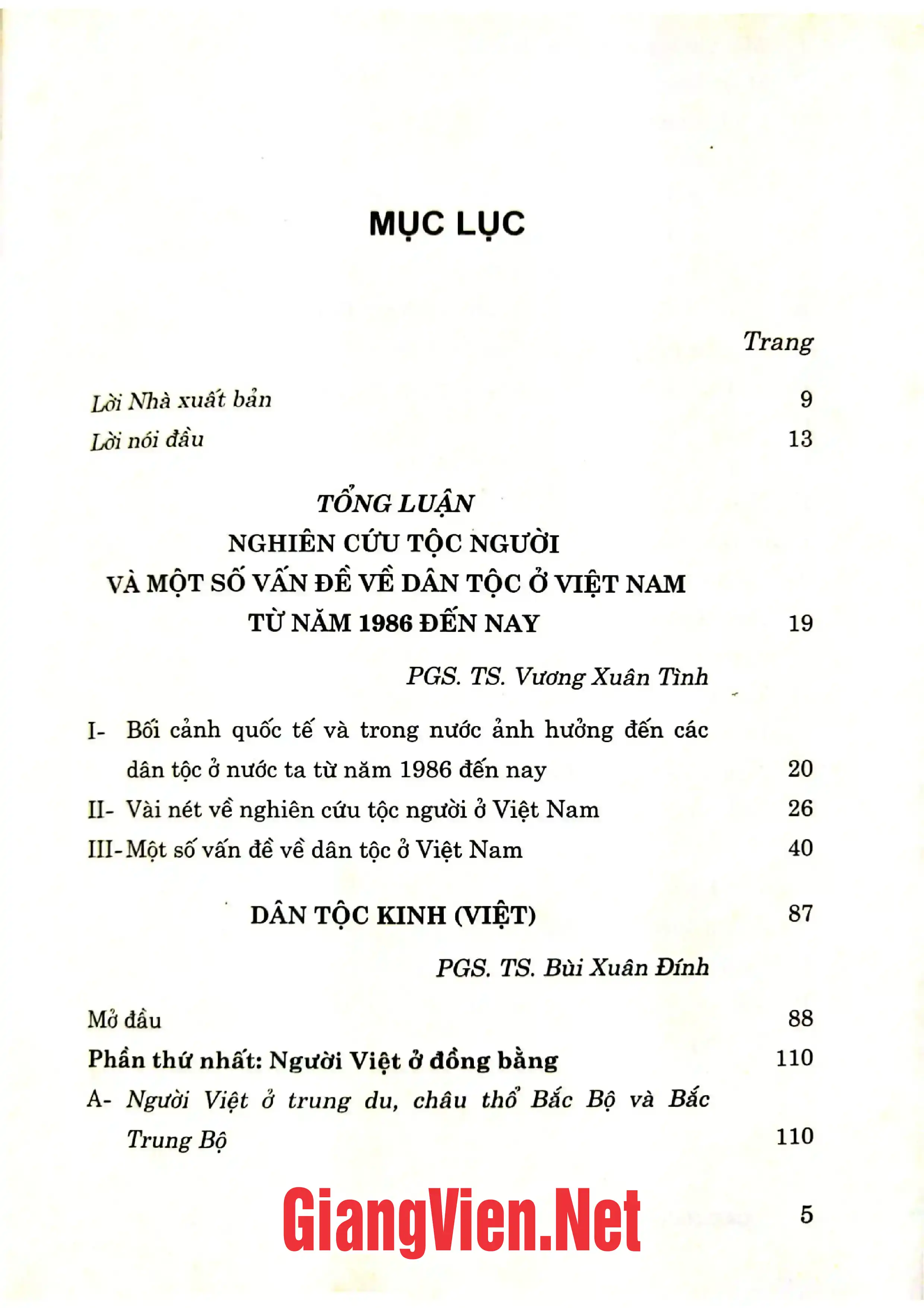 Trang bìa chính thức sách Các dân tộc ở Việt Nam - Tập 1: Nhóm ngôn ngữ Việt - Mường