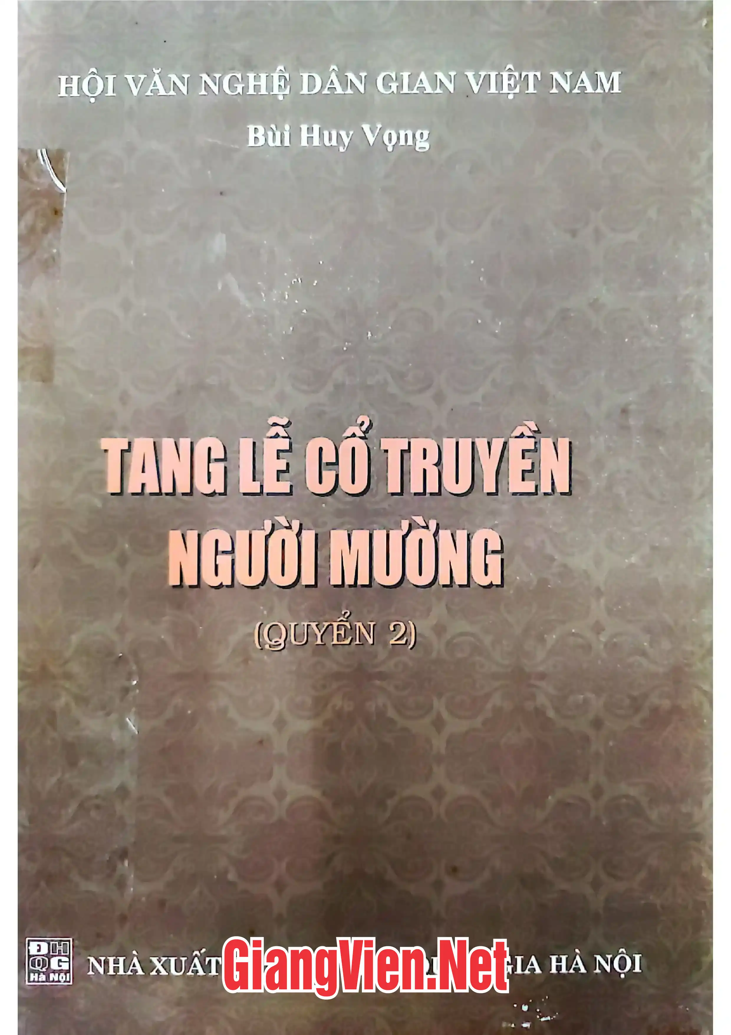 Ảnh bìa của Tang lễ cổ truyền người Mường Quyển 2