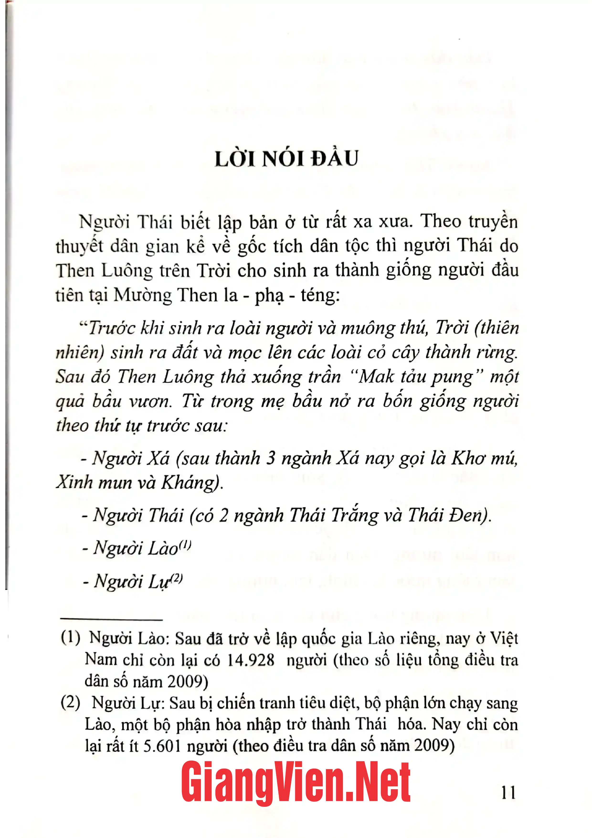 Mục lục chi tiết trang 3 sách Tục lập bản mường và lệ tế thần núi, thần nguồn nước của người Thái Đen vùng Tây Bắc
