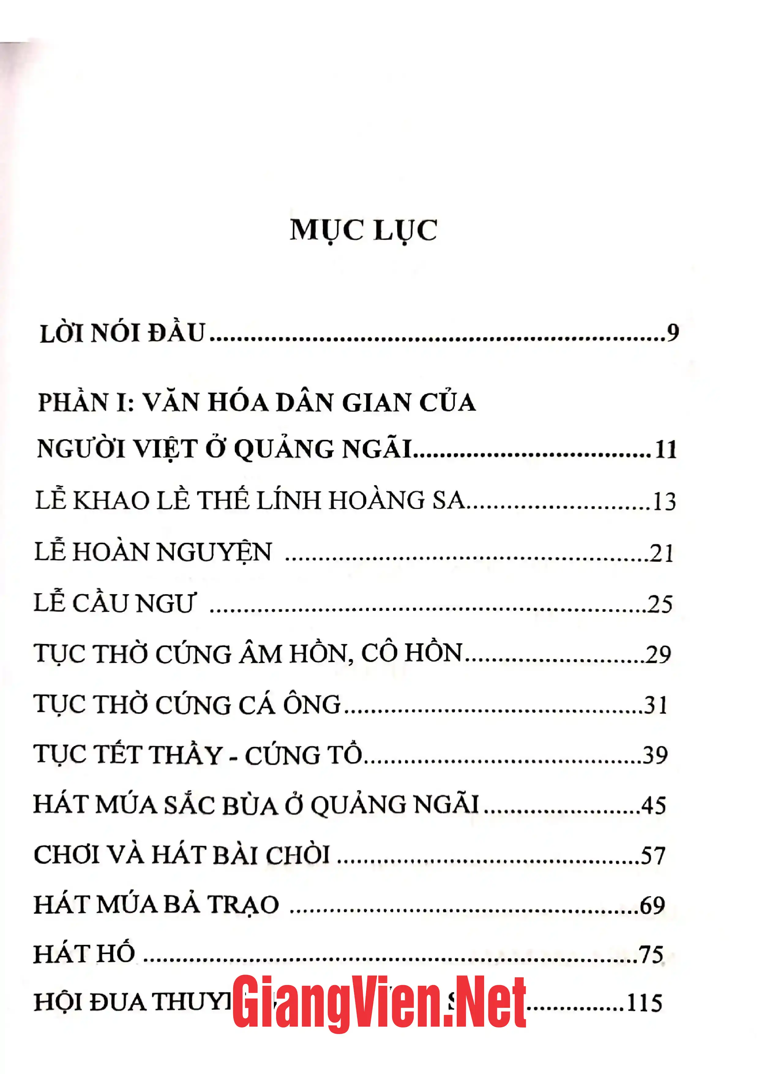Trang bìa chính thức sách Văn hóa dân gian của cộng đồng cư dân Quảng Ngãi Việt, Hre, Cor, Cà Dong