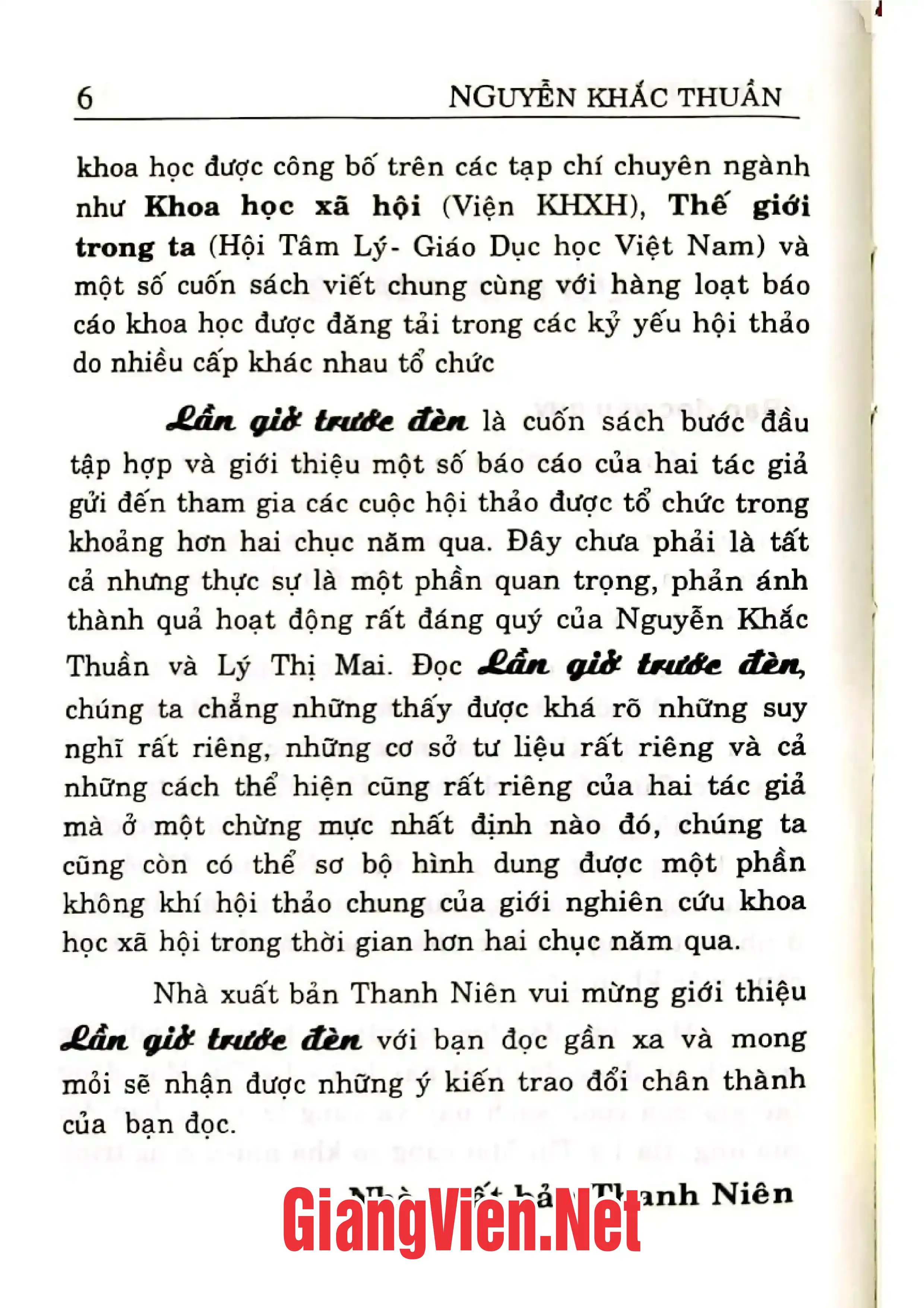 Nội dung mục lục và hình ảnh sách Lần giở trước đèn - Trang 5