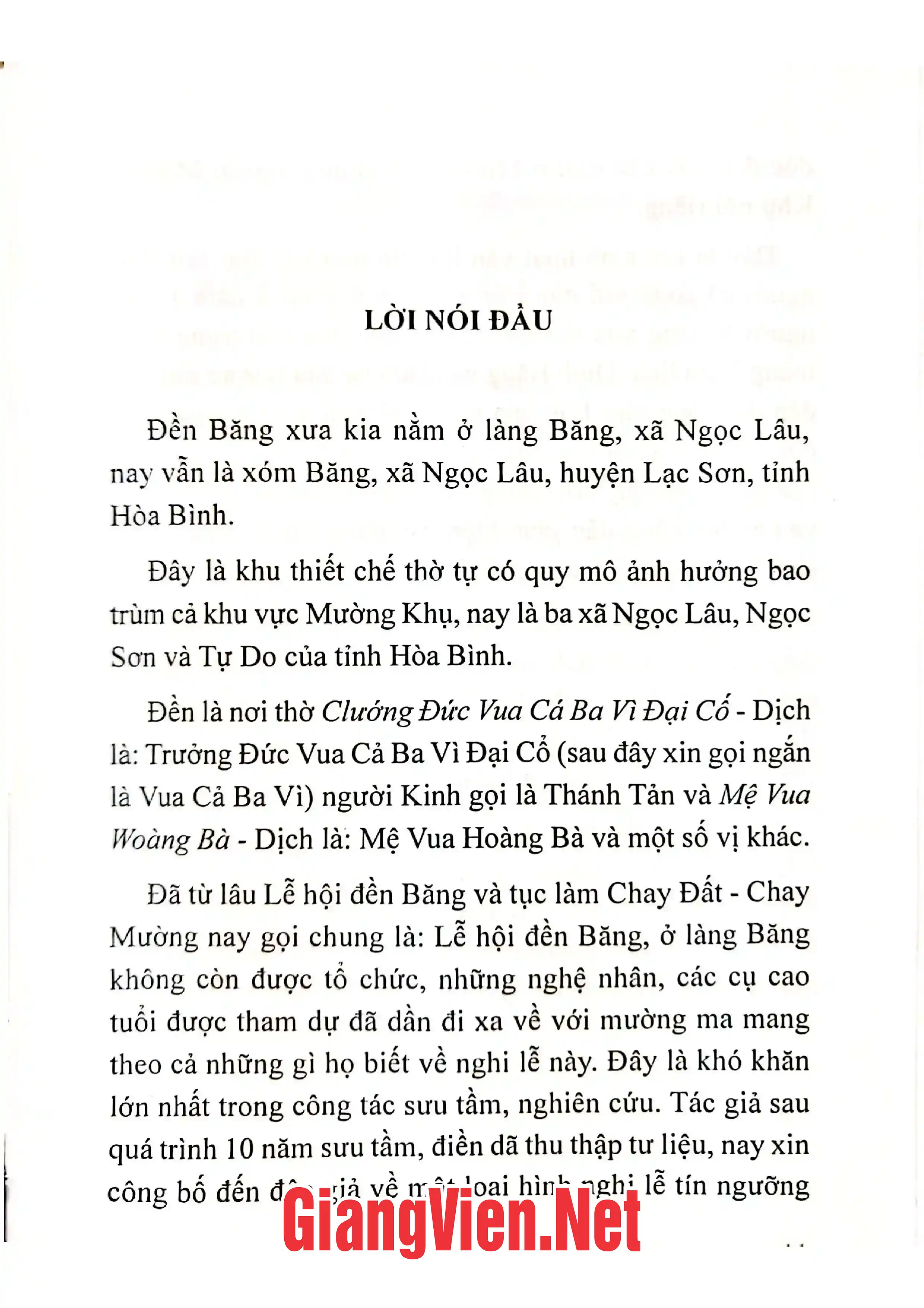 Mục lục chi tiết trang 3 sách Đền Băng và các nghi lễ tín ngưỡng dân gian