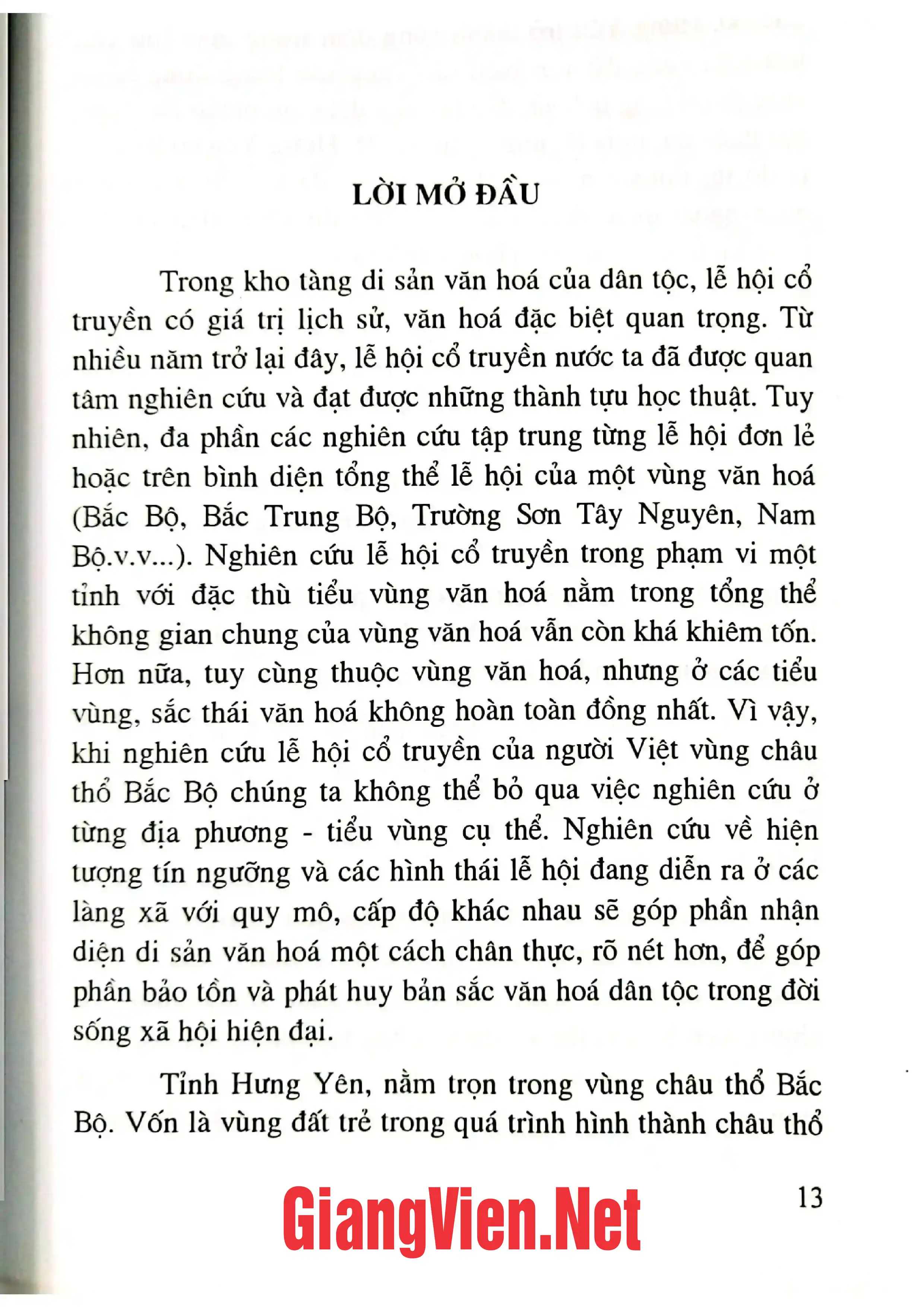 Ảnh minh họa nội dung cuốn sách: Lễ hội cổ truyền ở Hưng Yên sự biến đổi hiện nay