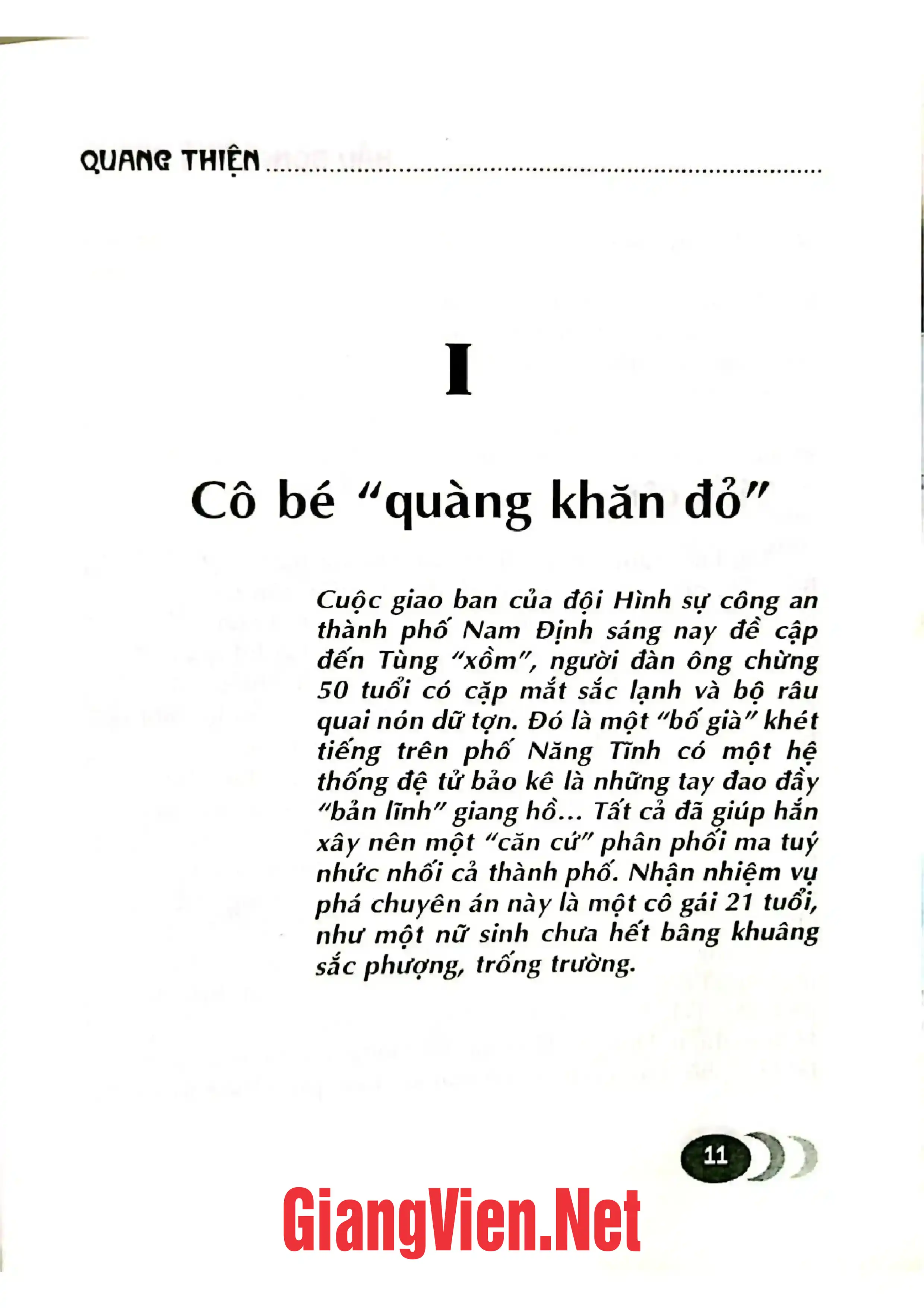 Nội dung trang phụ bản giới thiệu sách Hầu bóng ở Hà Thành