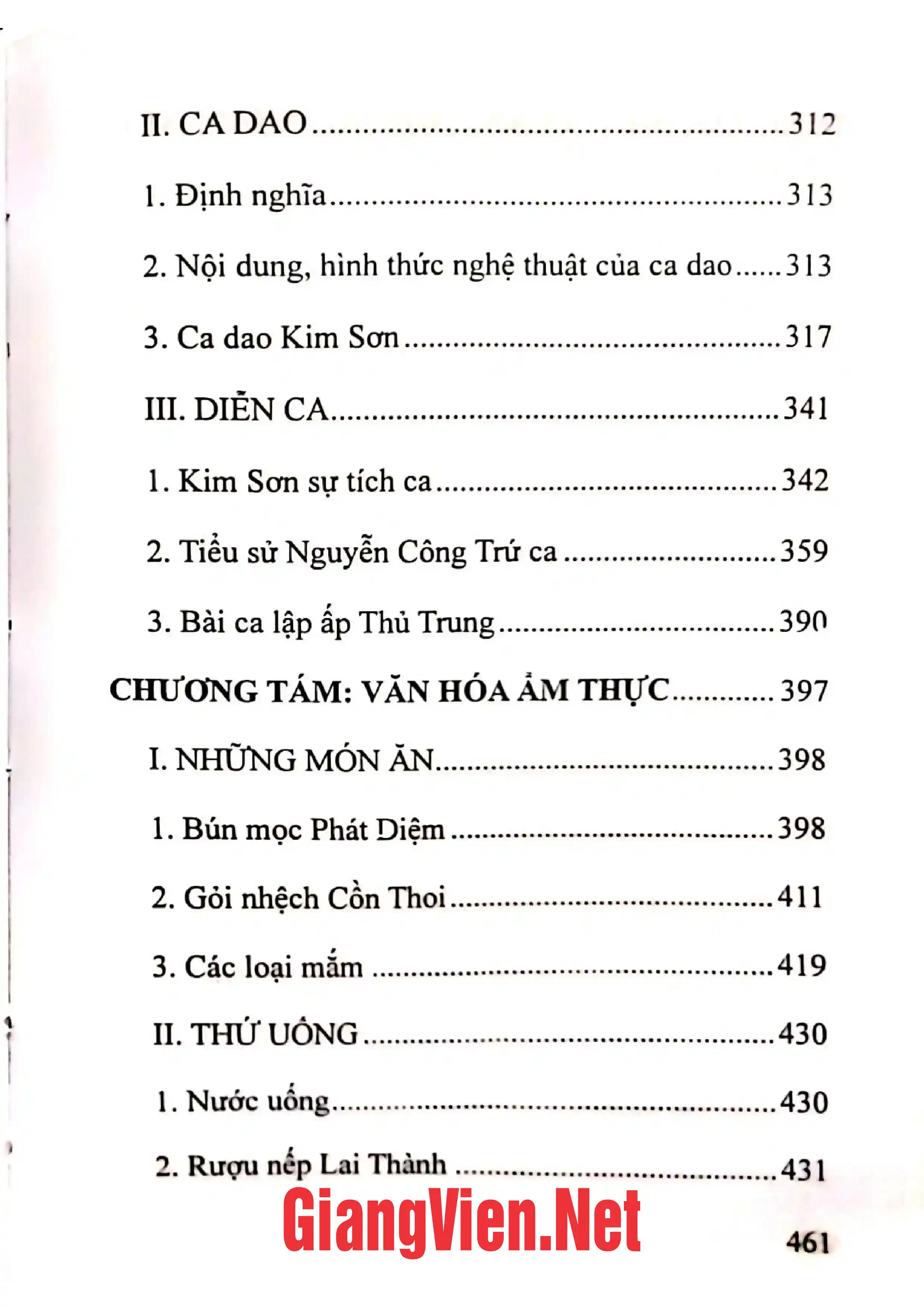 Nội dung trang phụ bản giới thiệu sách Văn hóa dân gian huyện Kim Sơn