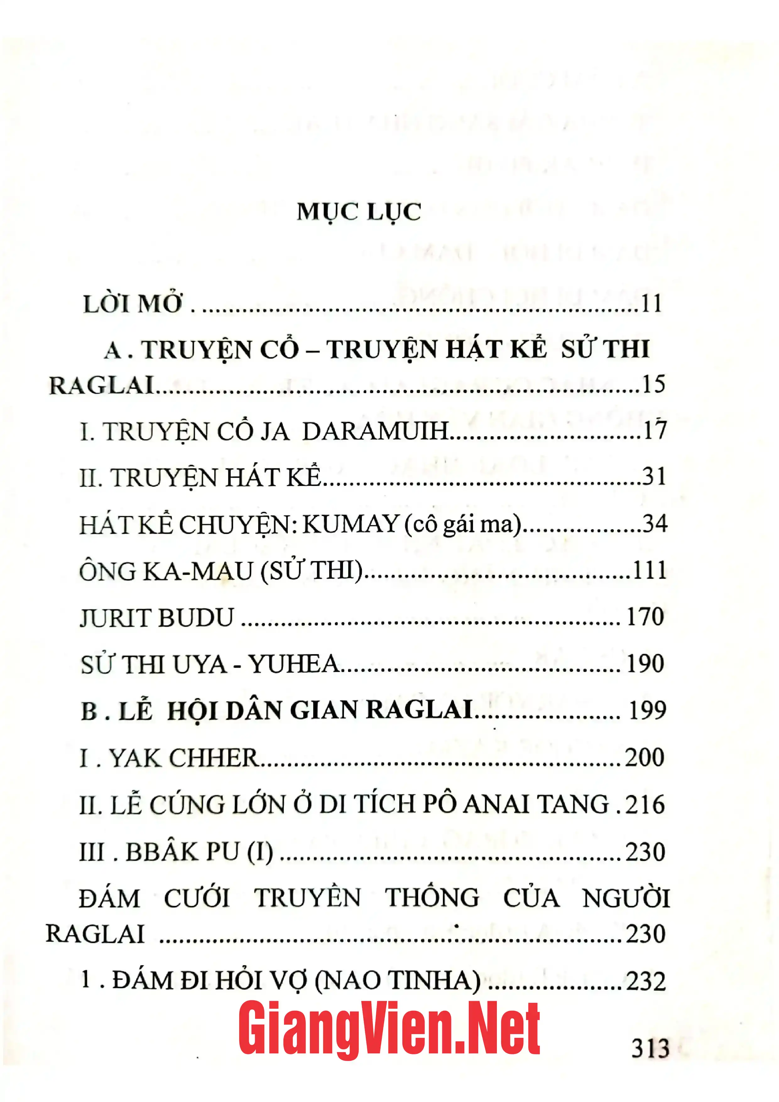 Trang bìa chính thức sách Văn hóa phi vật thể Raglai những gì chúng ta còn ít biết đến