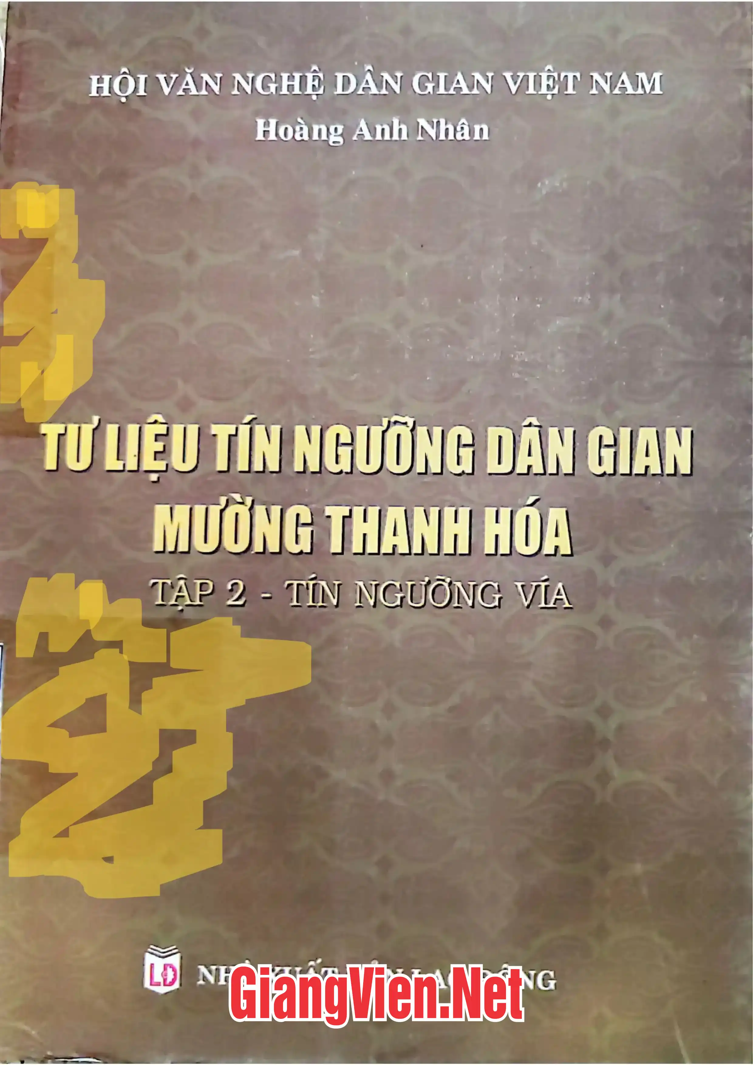 Ảnh bìa của Tư liệu tín ngưỡng dân gian Mường Thanh Hóa