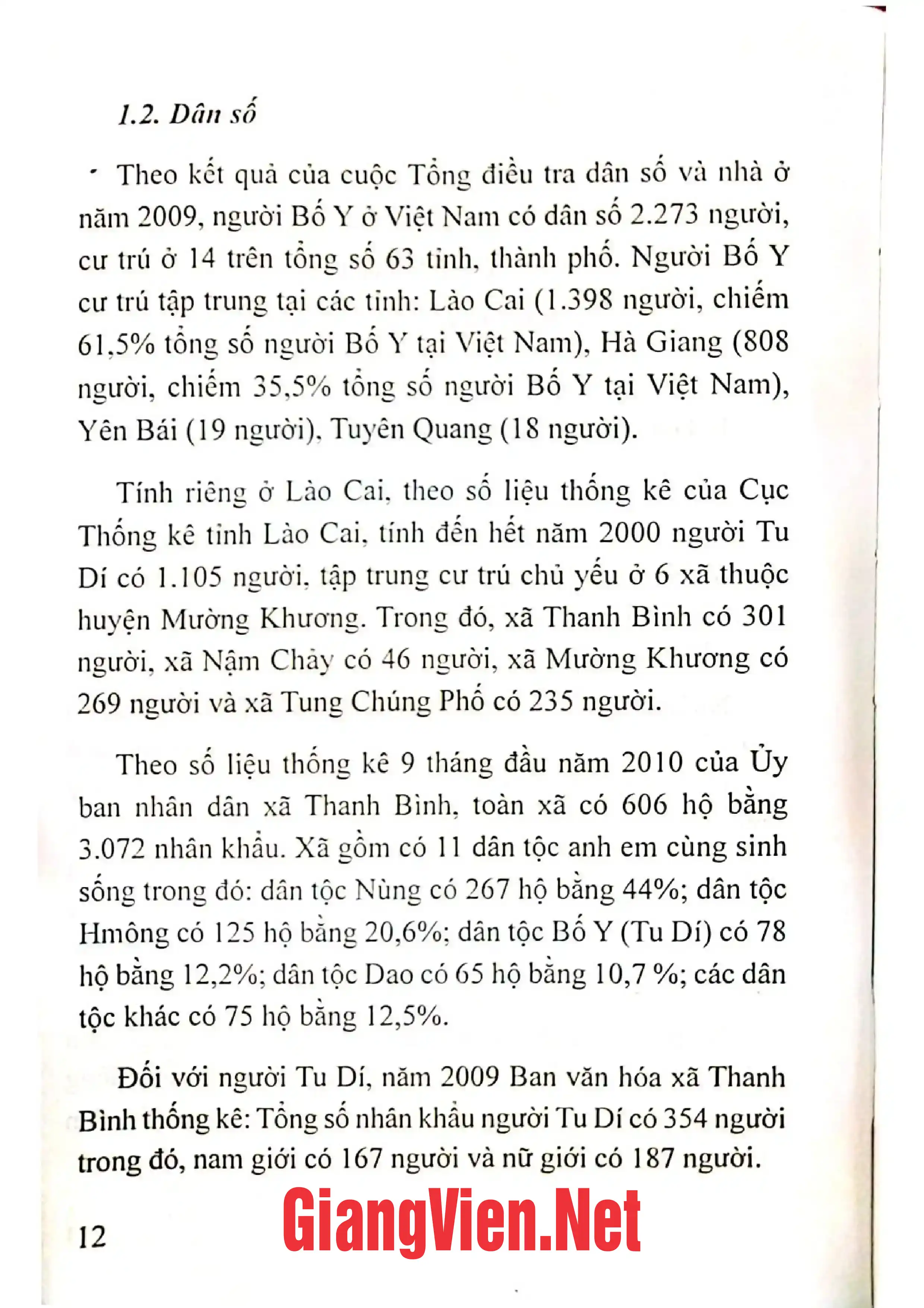 Mục lục chi tiết trang 2 sách Lễ quét làng của người Tu Dí