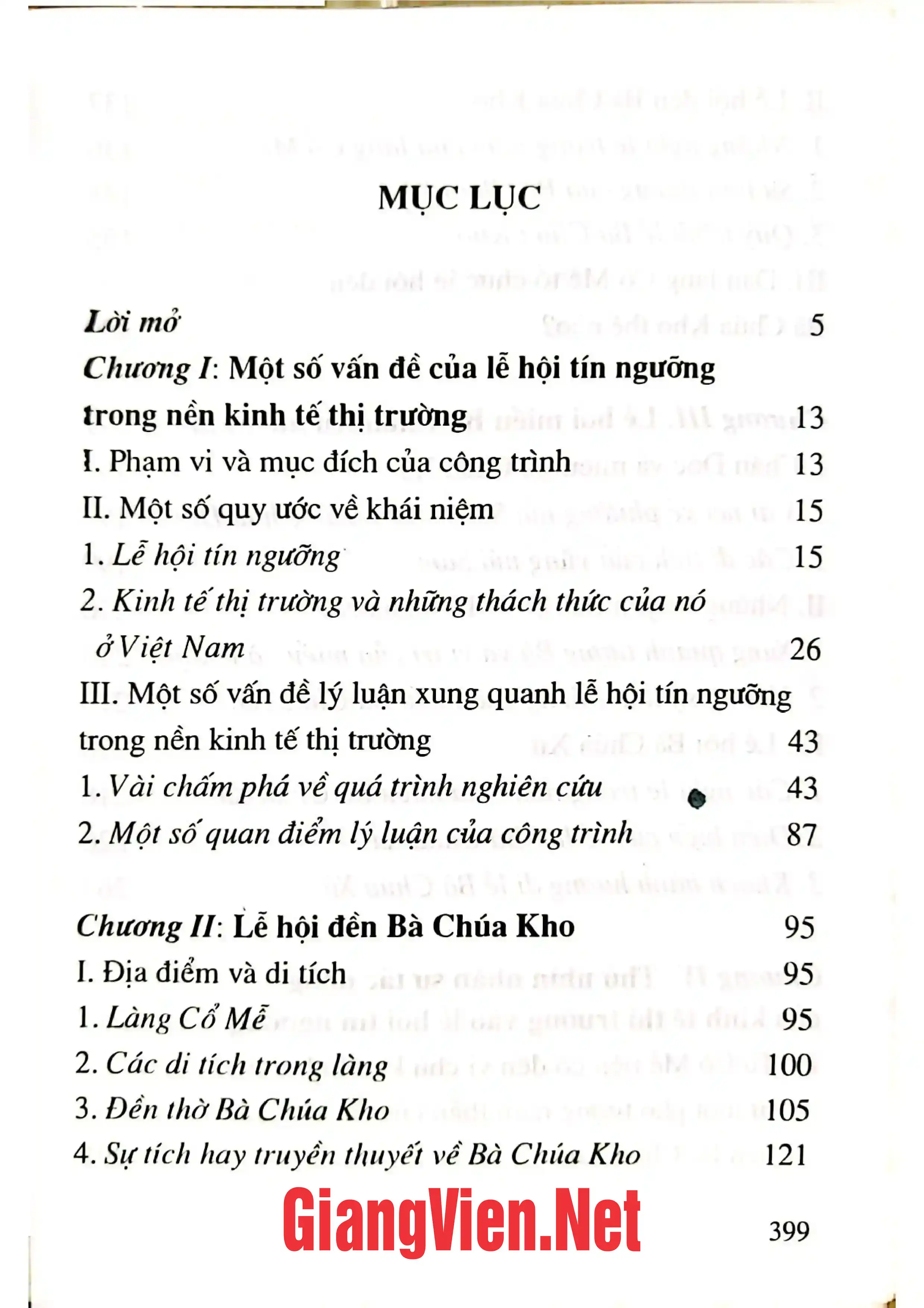 Trang bìa chính thức sách Sự tác động của kinh tế thị trường vào lễ hội tín ngưỡng