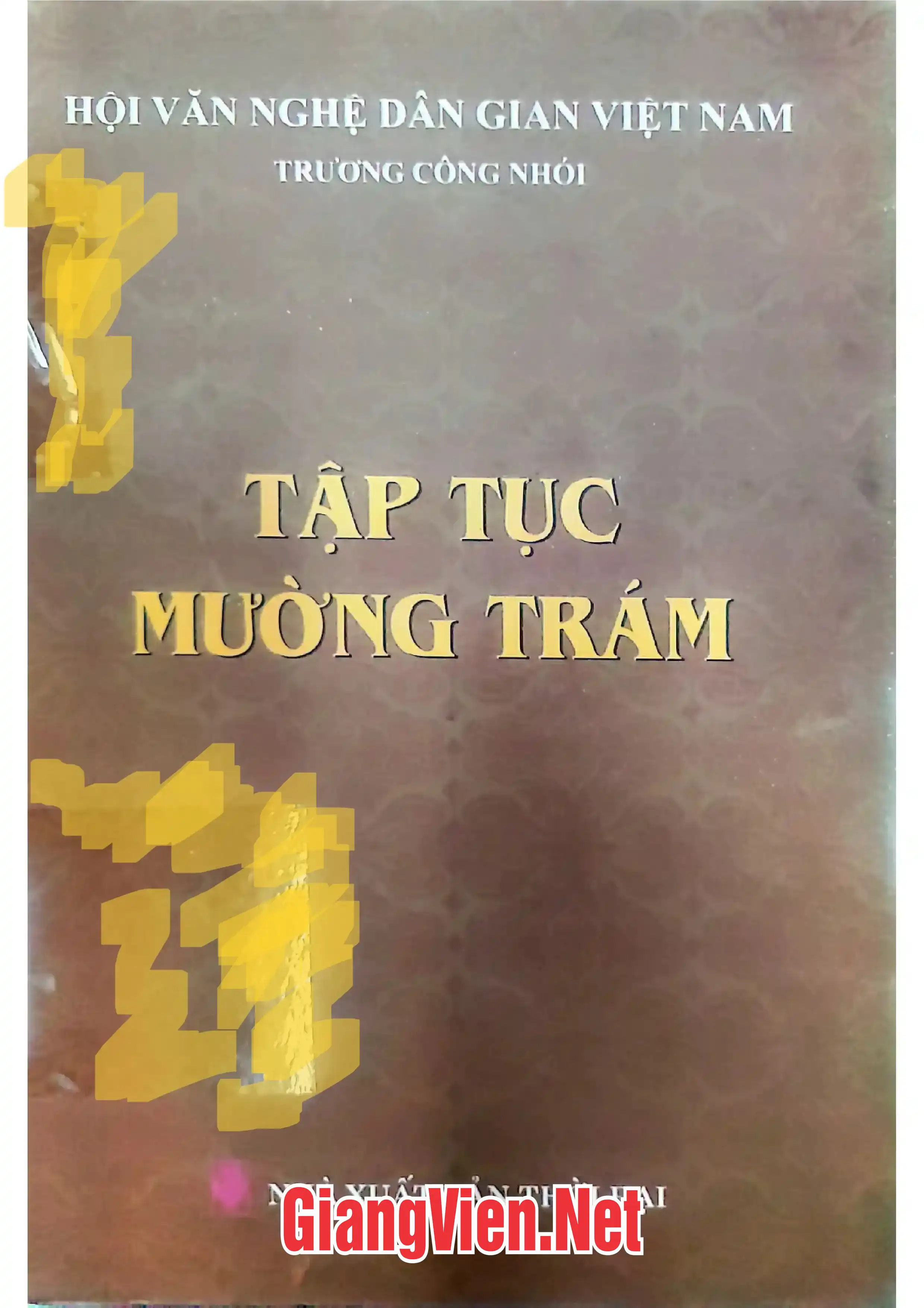 Ảnh bìa của Tập tục Mường Trám