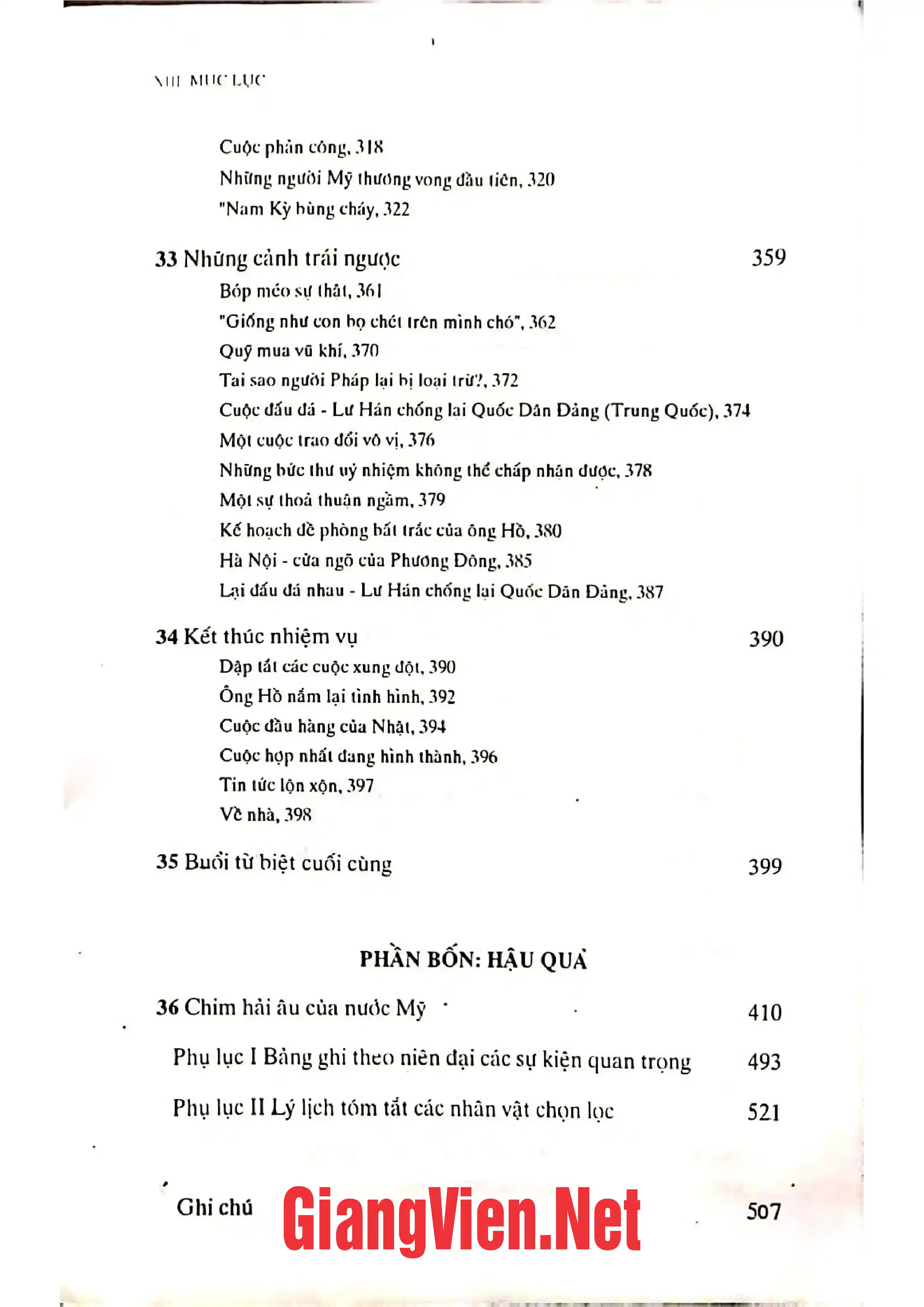 Nội dung mục lục và hình ảnh sách Tại sao Việt Nam - Trang 5