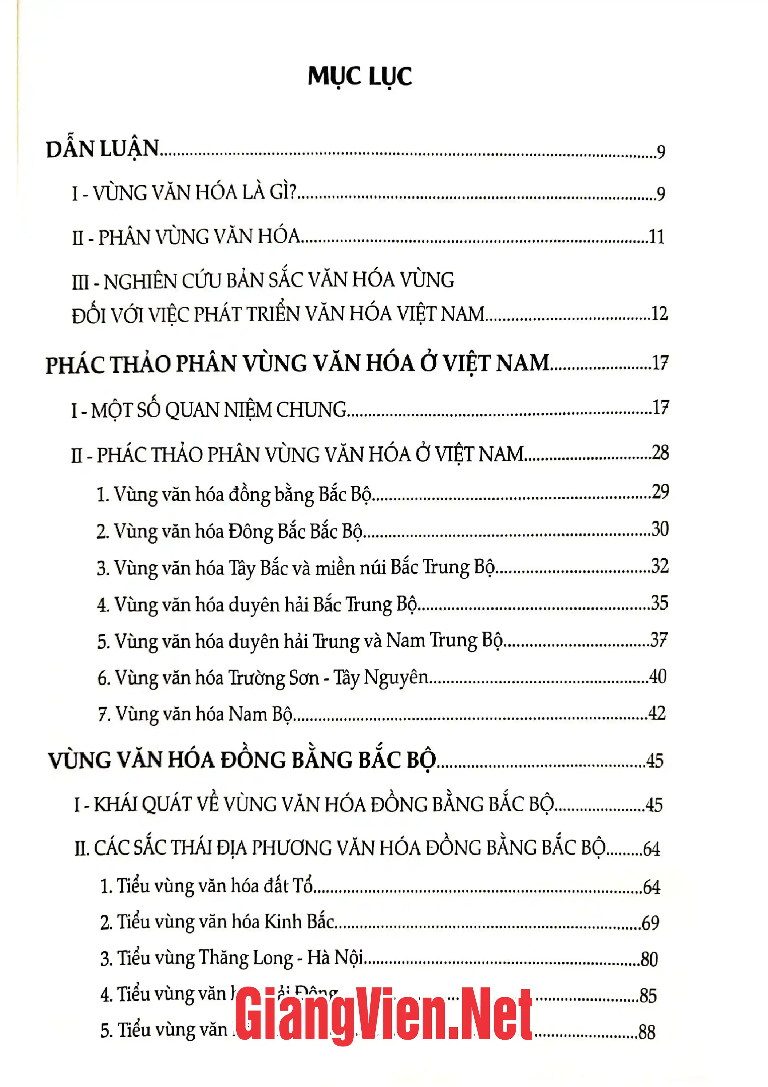 Trang bìa chính thức sách Bản sắc văn hóa vùng ở Việt Nam