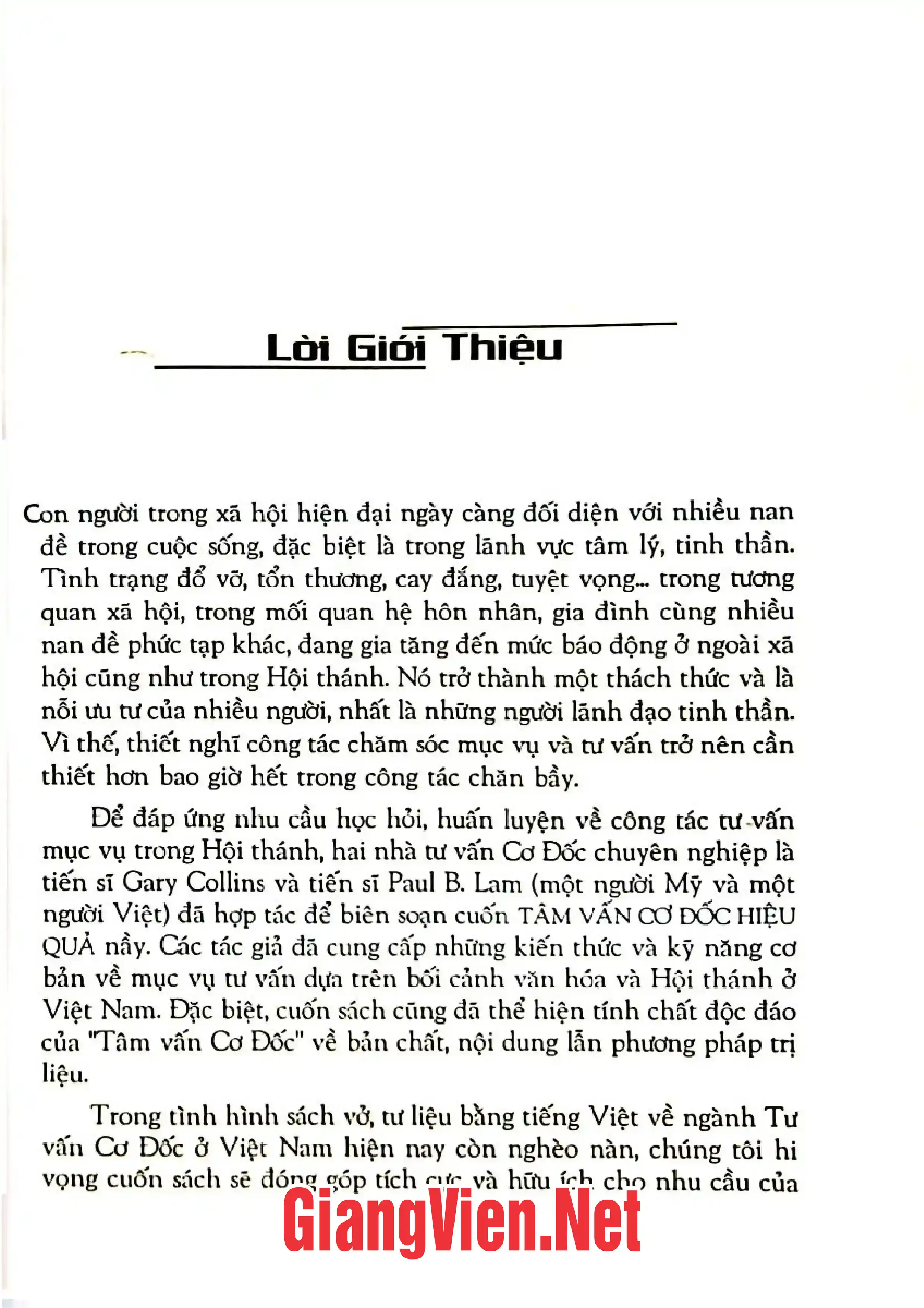 Mục lục chi tiết trang 2 sách Tâm vấn Cơ Đốc hiệu quả