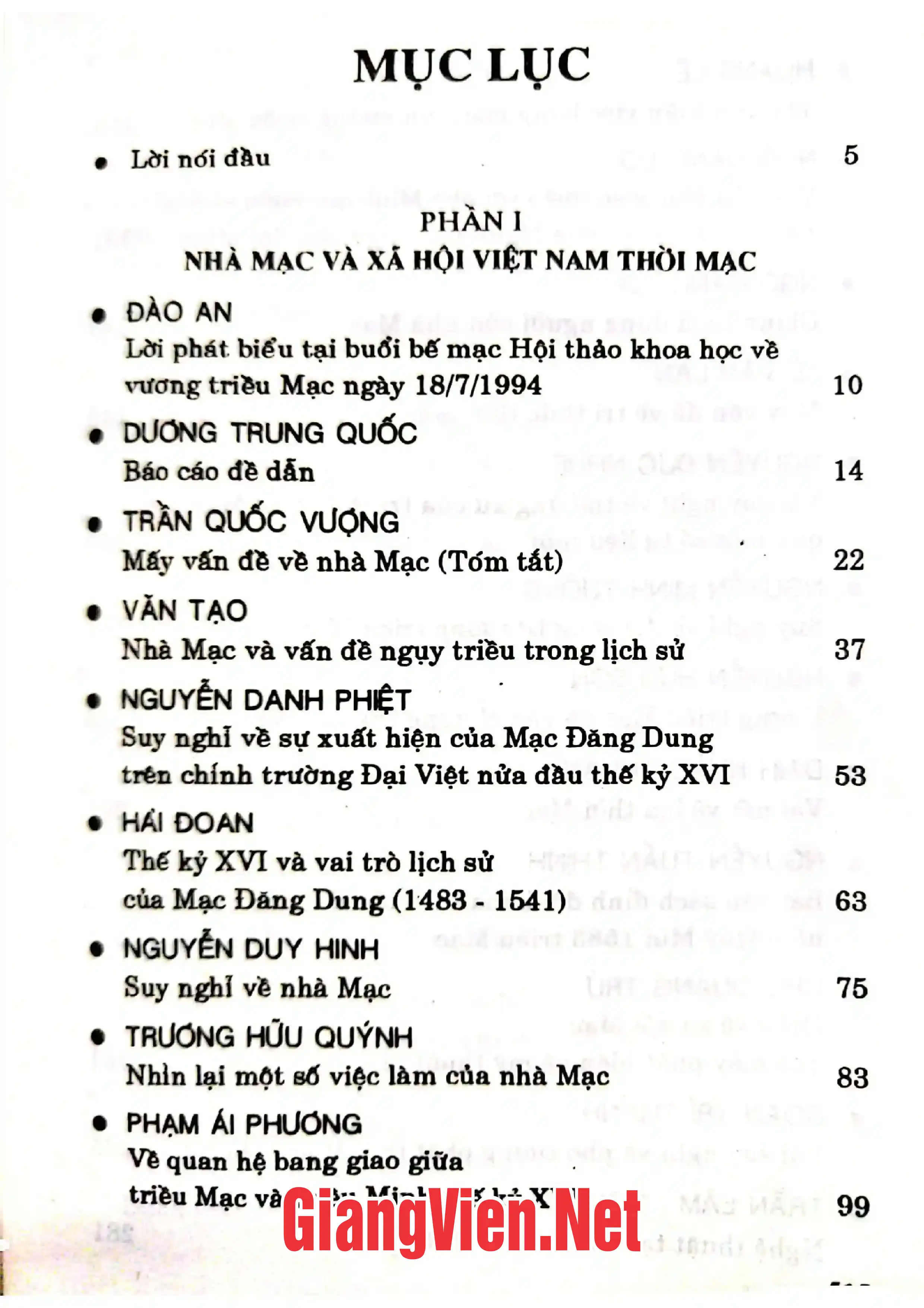 Trang bìa chính thức sách Nhà Mạc và dòng họ Mạc trong lịch sử