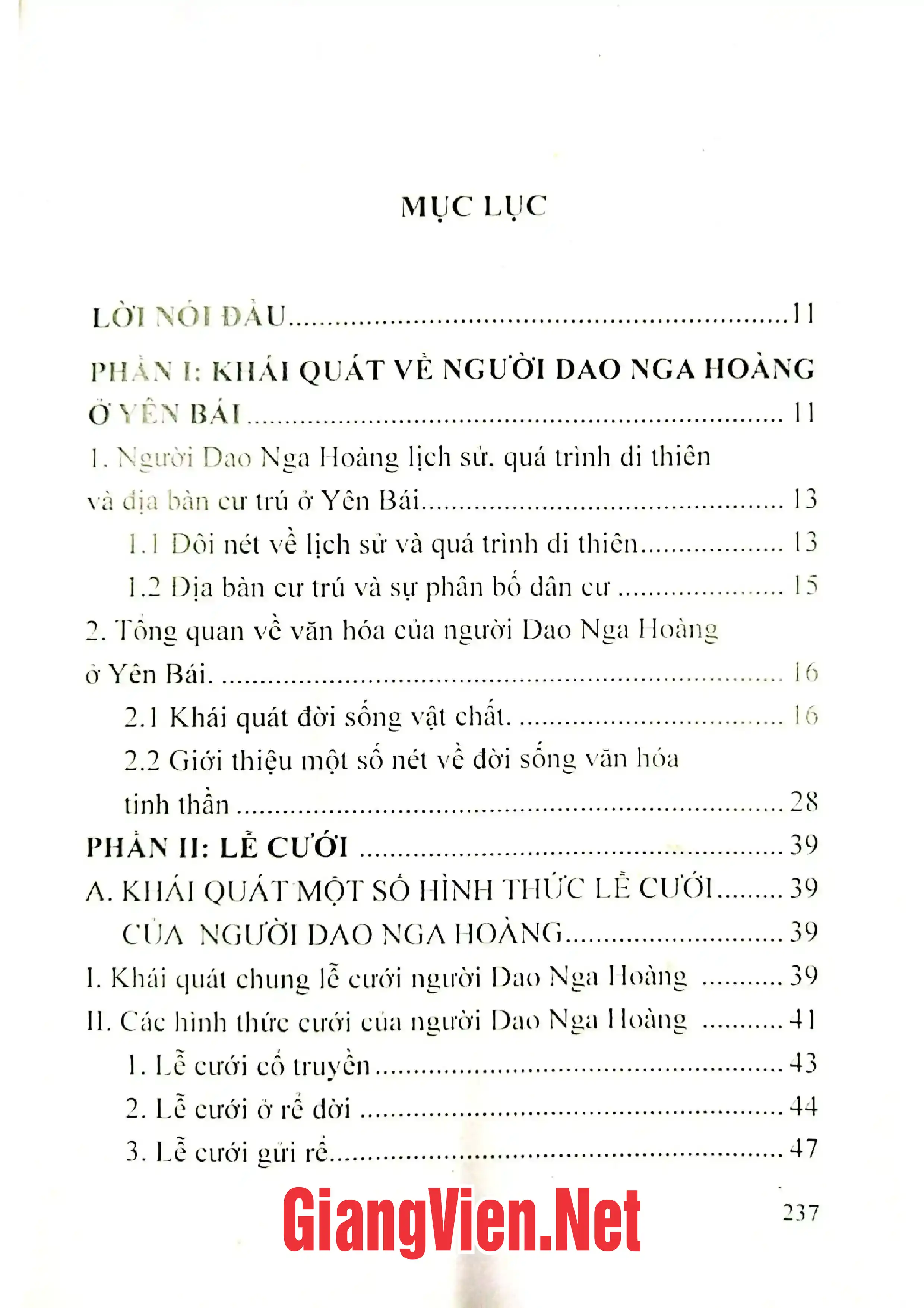 Trang bìa chính thức sách Lễ cưới người Dao Nga Hoàng