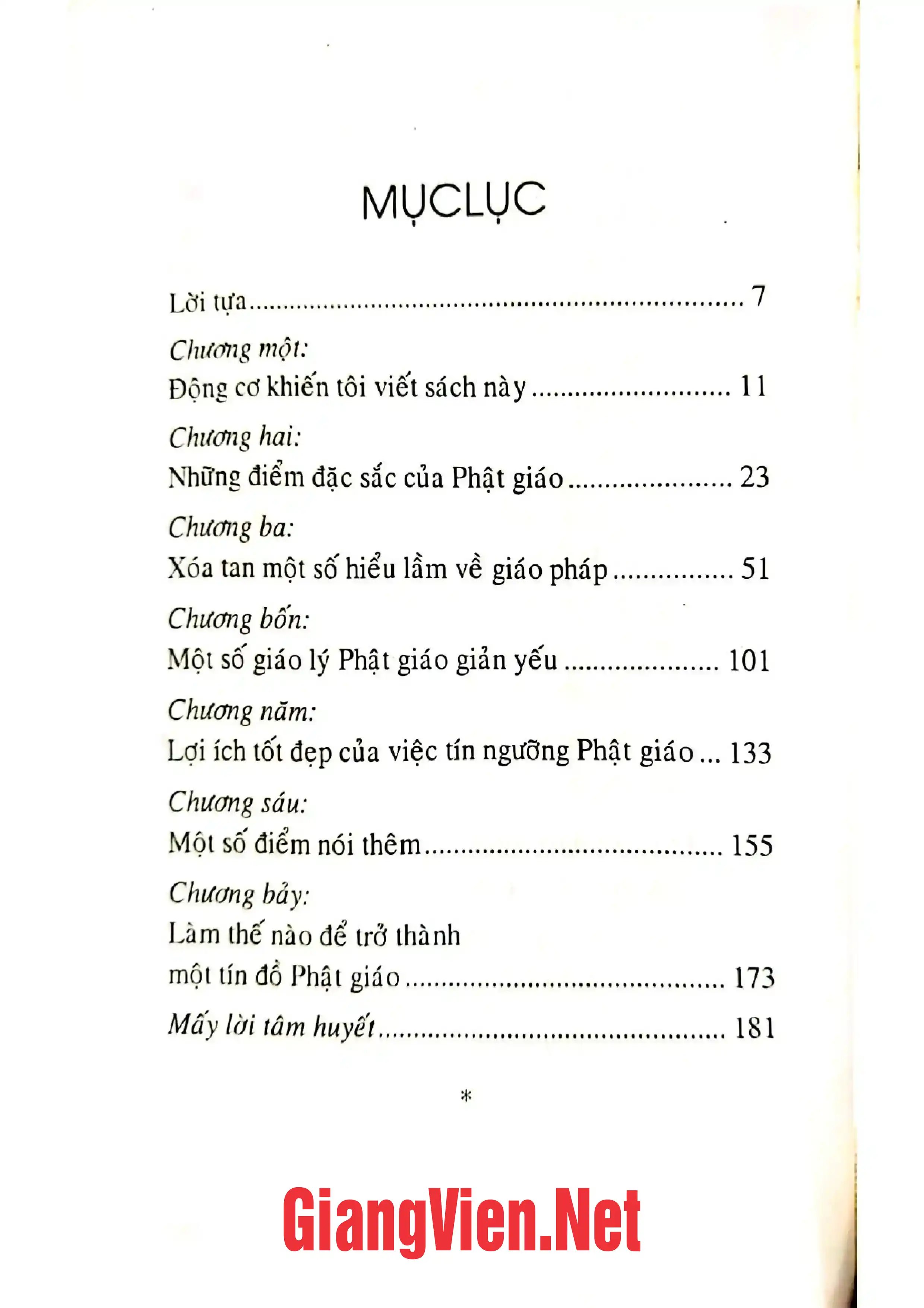 Trang bìa chính thức sách Những điểm đặc sắc của Phật giáo