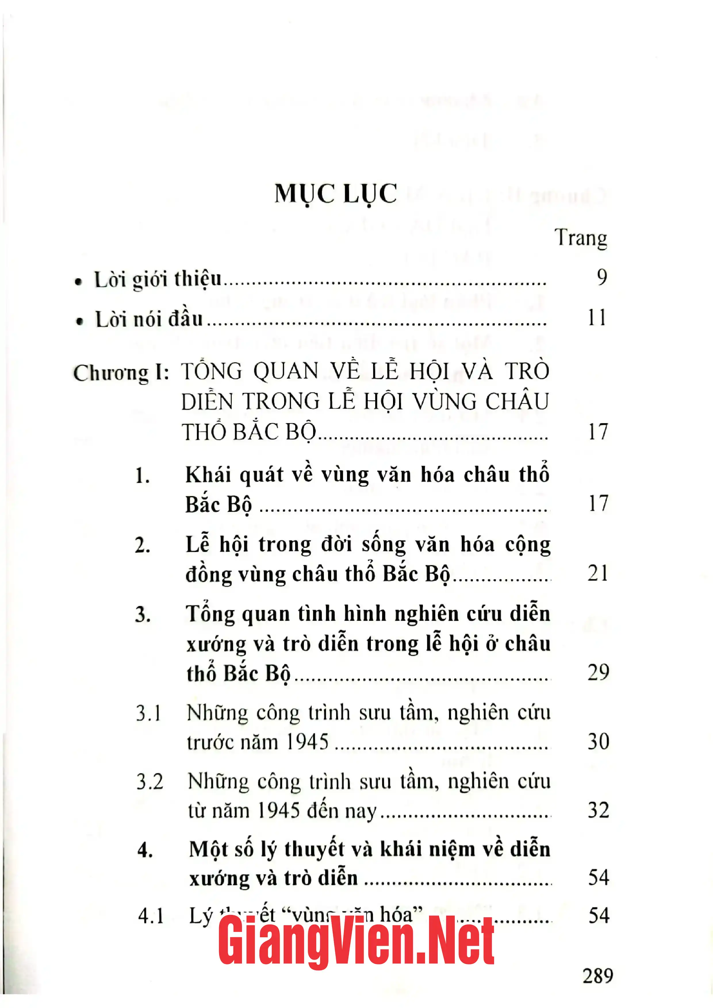 Trang bìa chính thức sách Trò diễn trong lễ hội dân gian của người Việt ở Châu Thổ Bắc Bộ