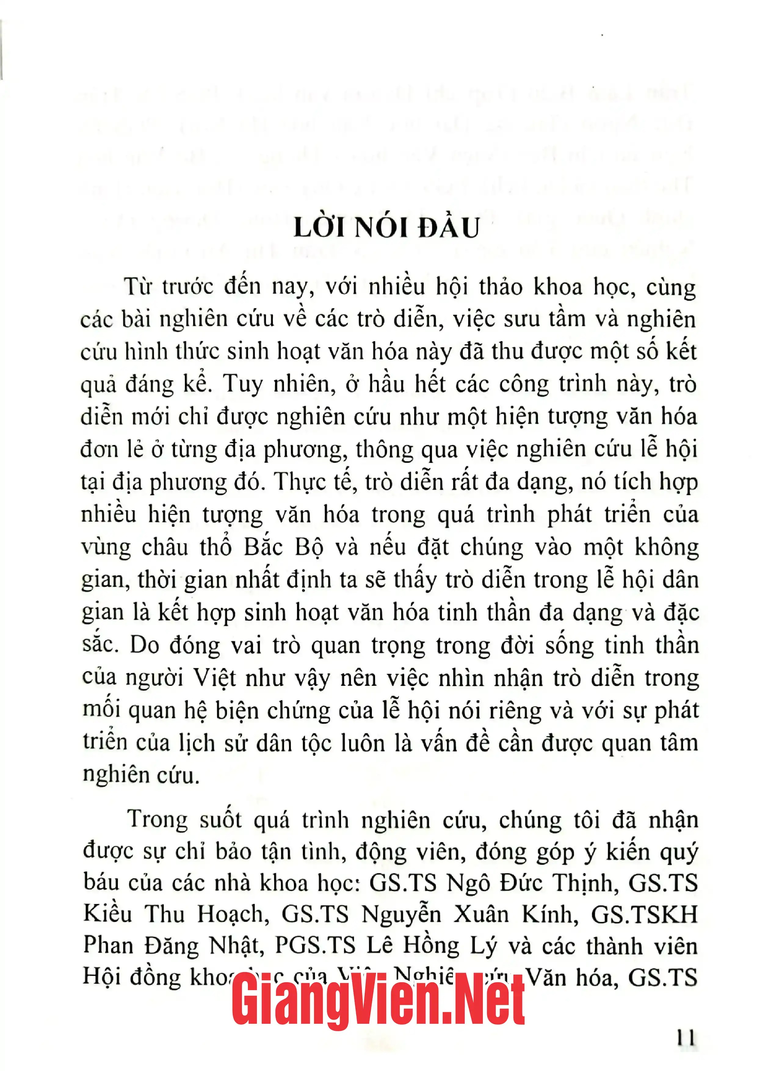 Mục lục chi tiết trang 3 sách Trò diễn trong lễ hội dân gian của người Việt ở Châu Thổ Bắc Bộ