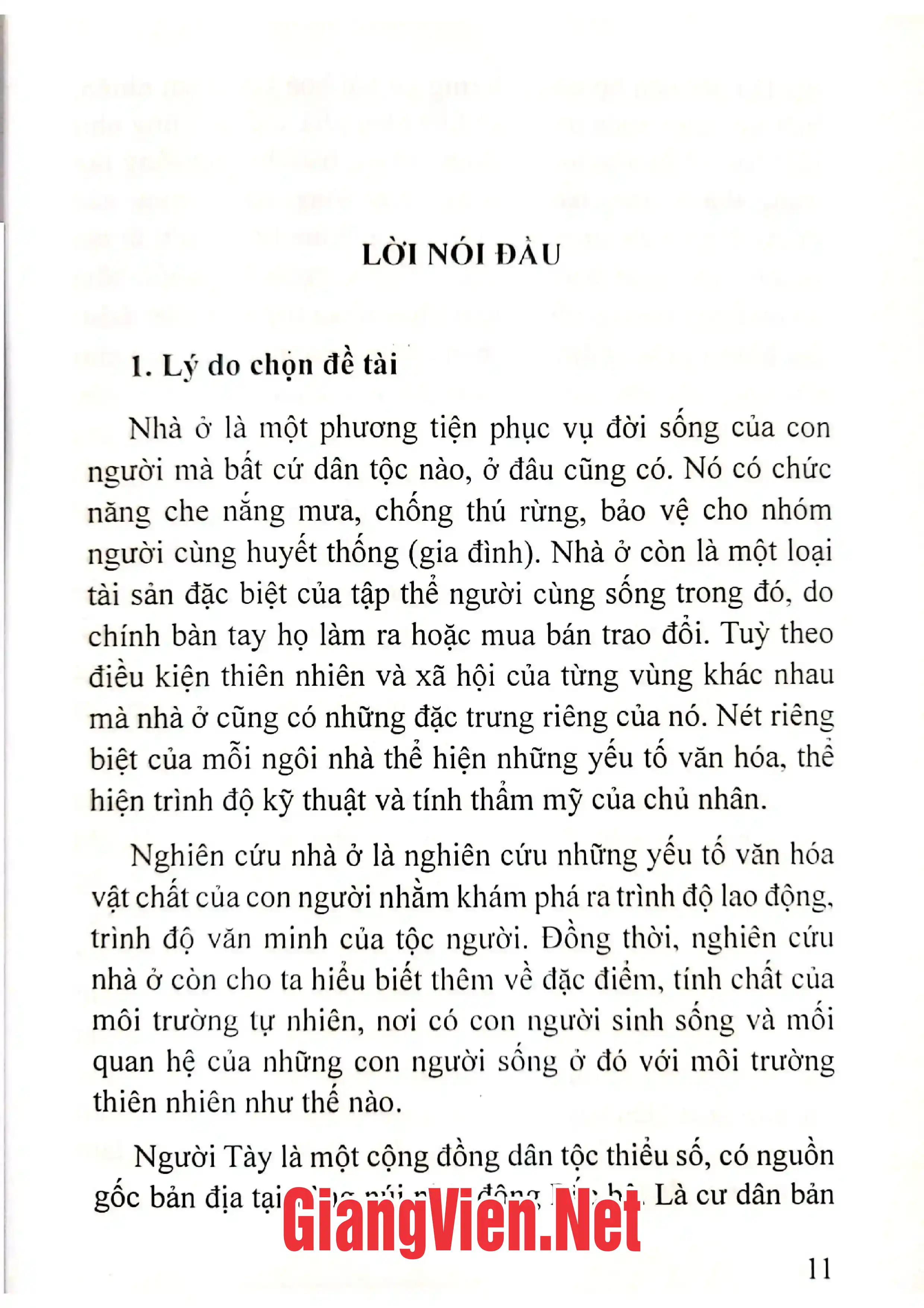 Mục lục chi tiết trang 3 sách Nhà sàn truyền thống của người Tày Vùng Đông Bắc Việt Nam