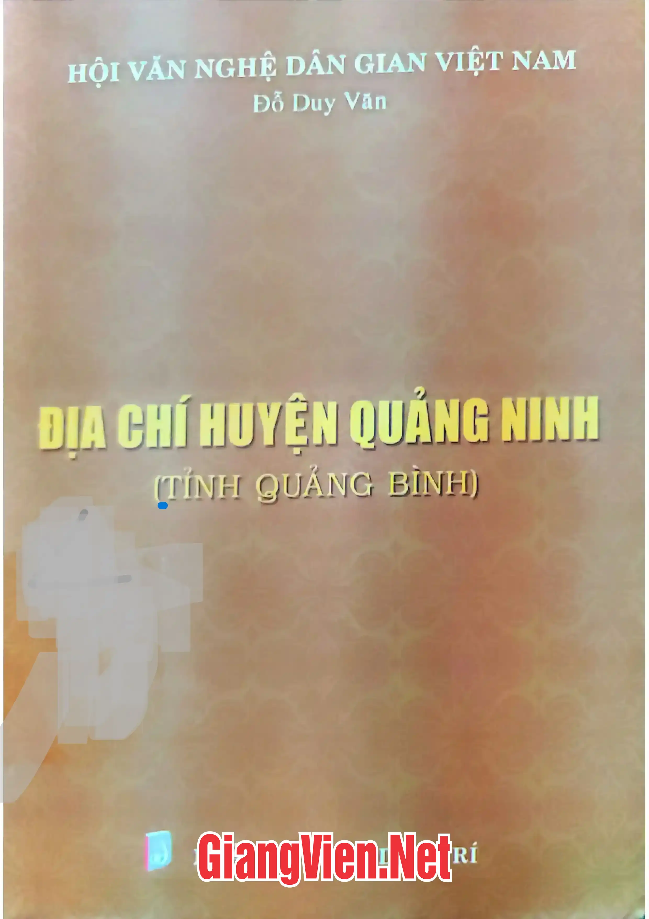 Ảnh bìa của Địa chí huyện Quảng Ninh tỉnh Quảng Bình