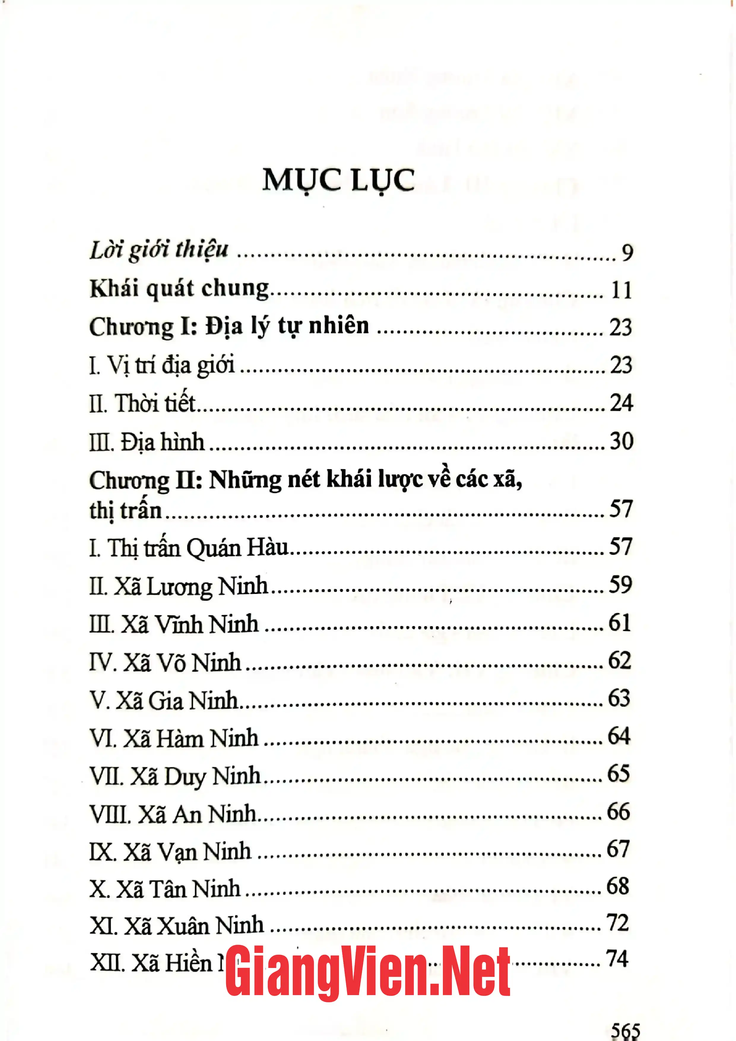 Trang bìa chính thức sách Địa chí huyện Quảng Ninh tỉnh Quảng Bình