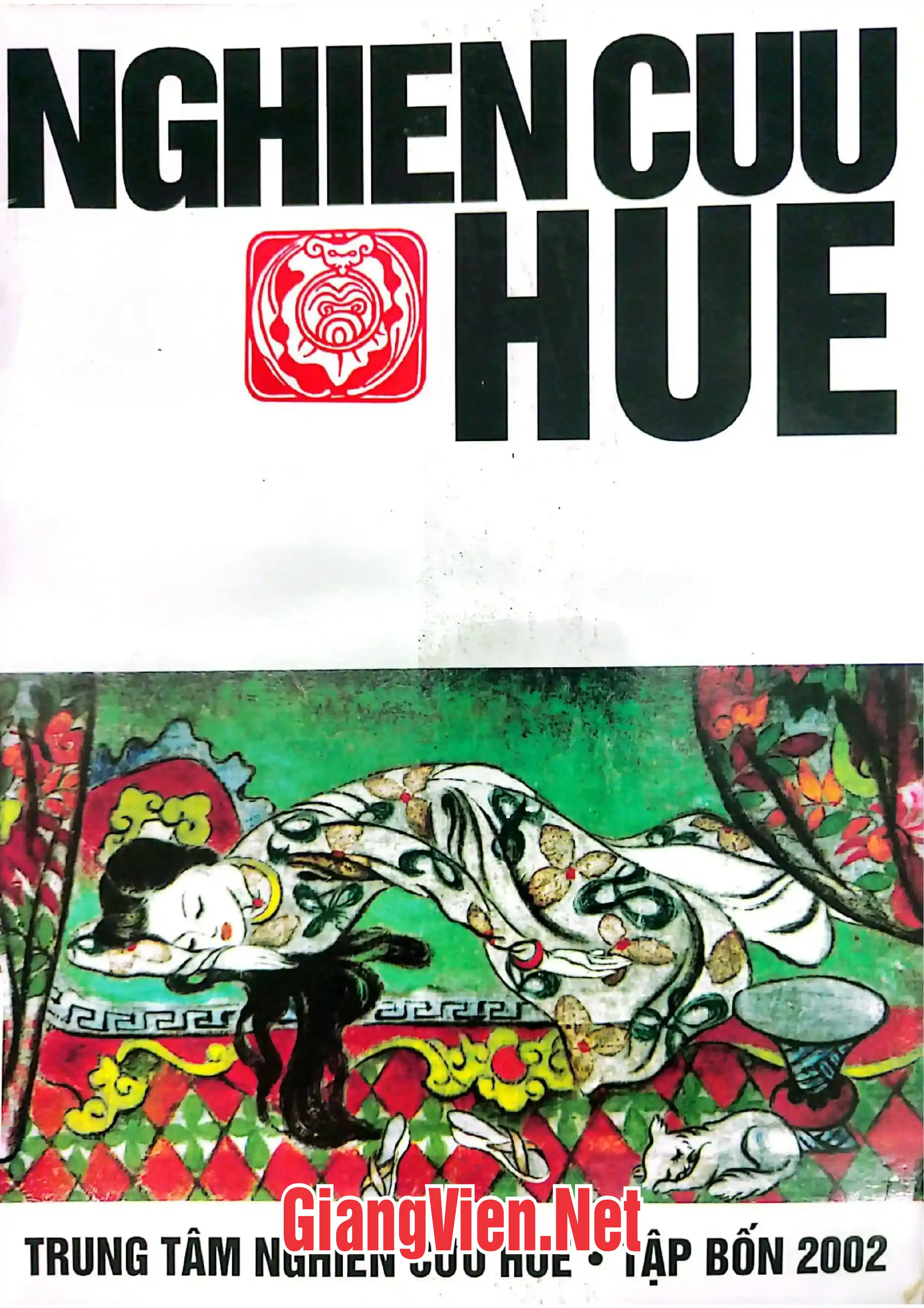 Ảnh bìa của Nghiên cứu Huế, Tập bốn 2002