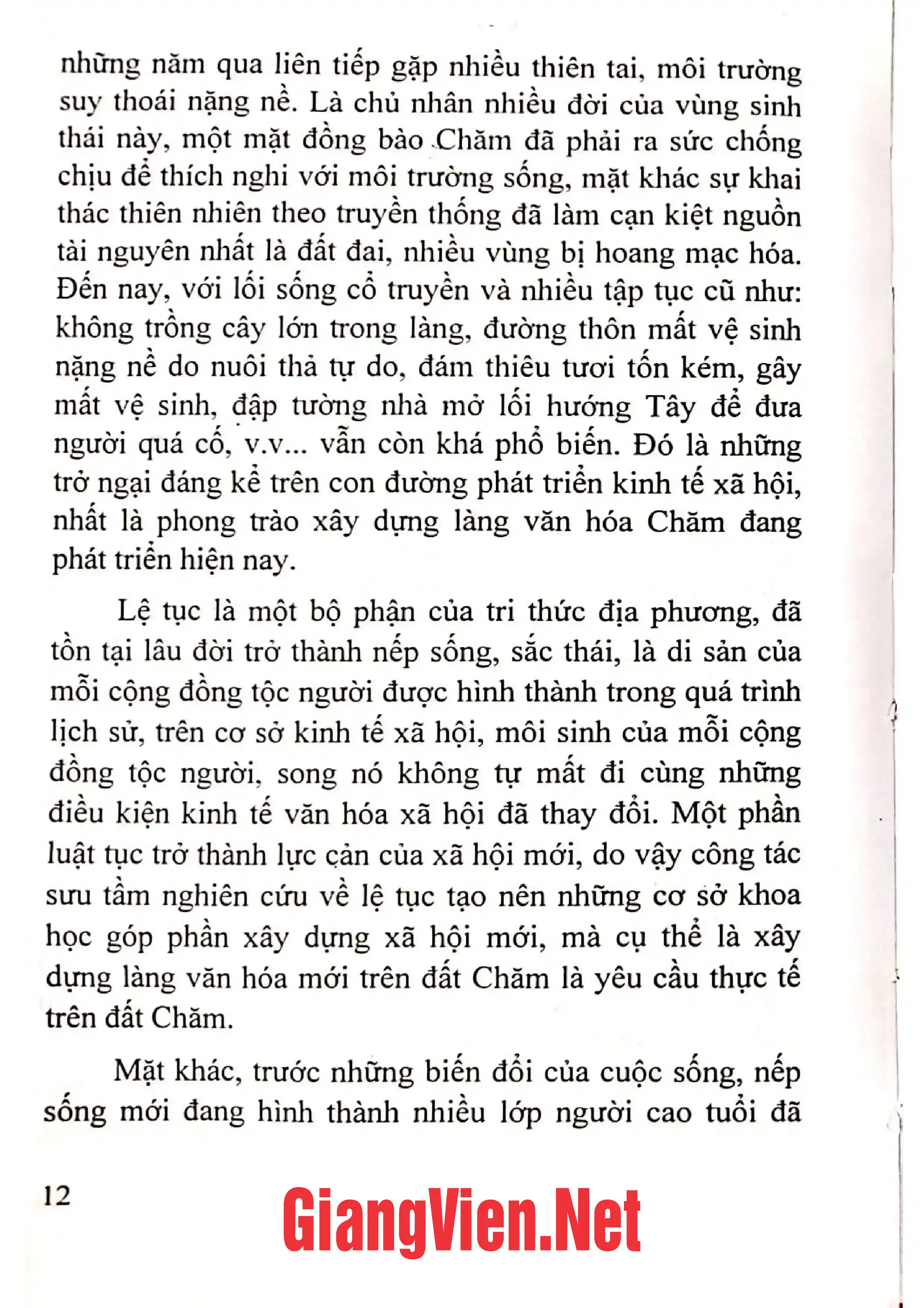 Mục lục chi tiết trang 2 sách Lễ tục dân tộc Chăm ở miền Trung Việt Nam