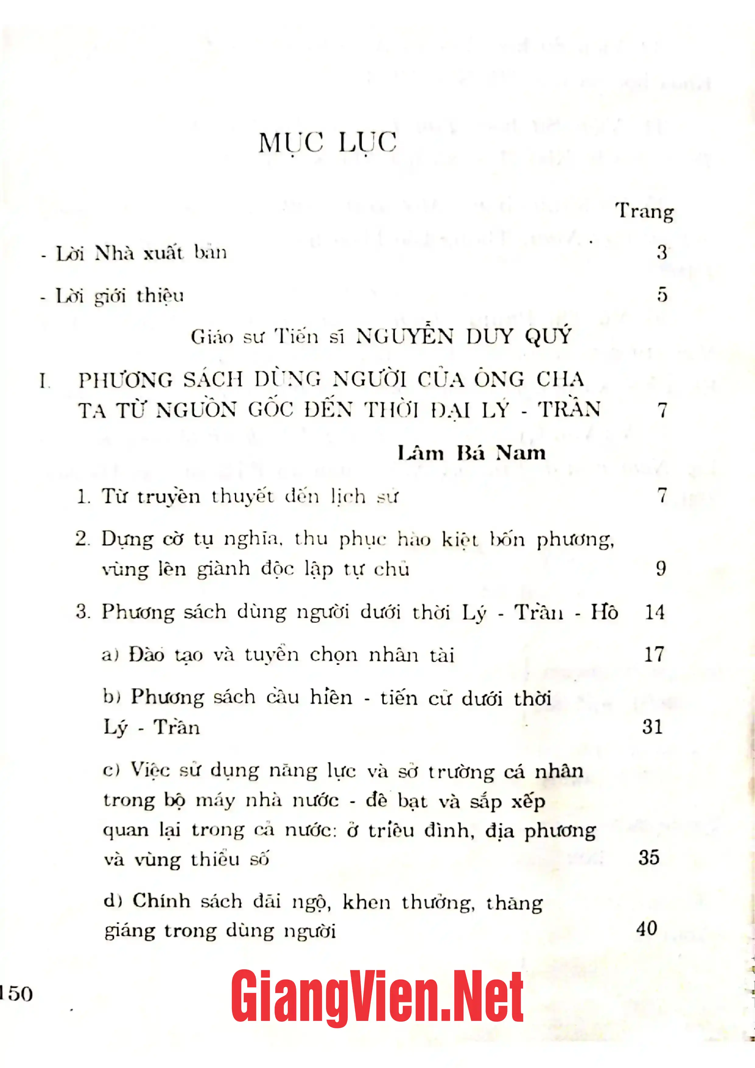 Trang bìa chính thức sách Phương sách dùng người xưa của ông cha ta trong lịch sử