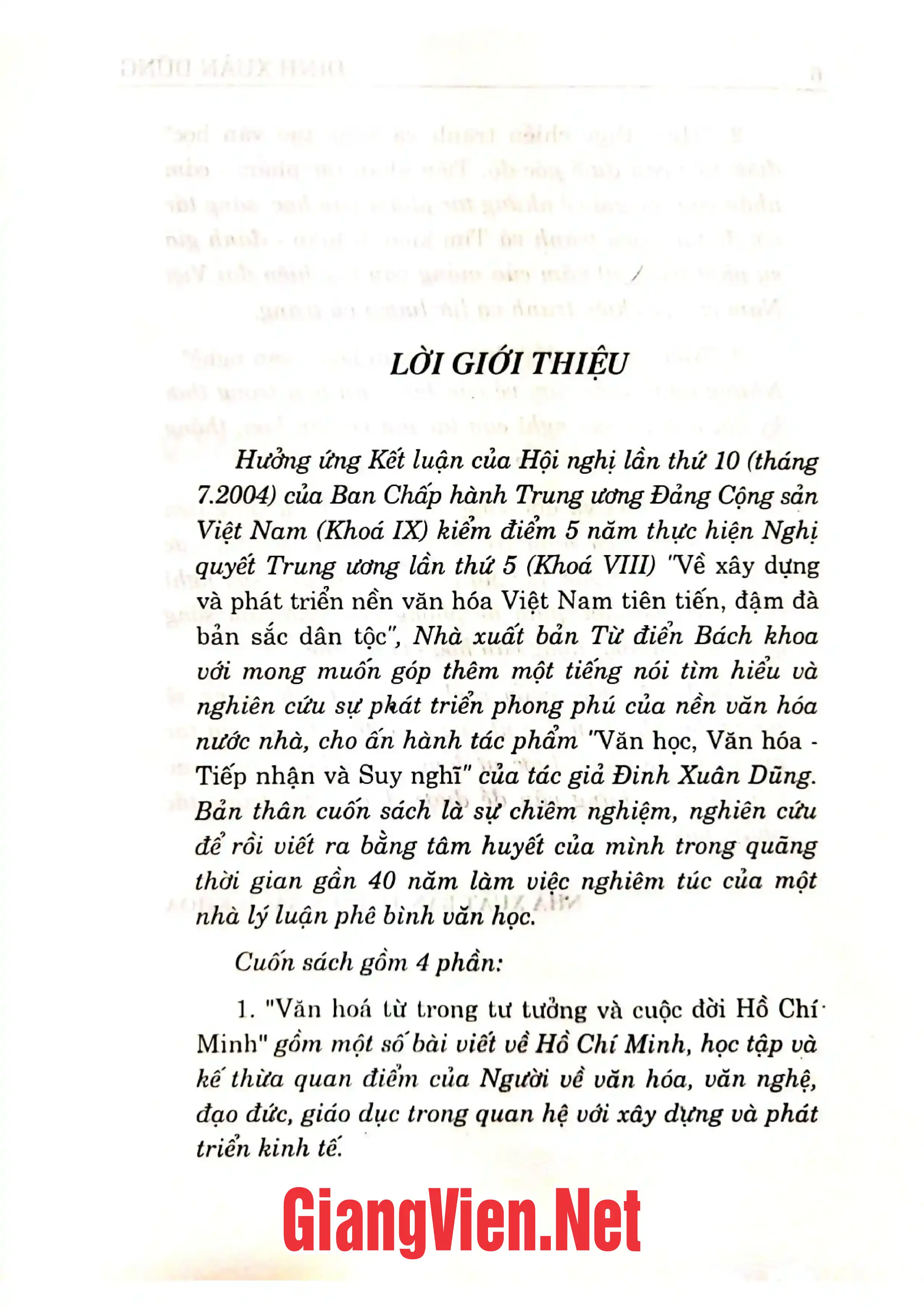 Nội dung trang phụ bản giới thiệu sách Tứ thơ đại học