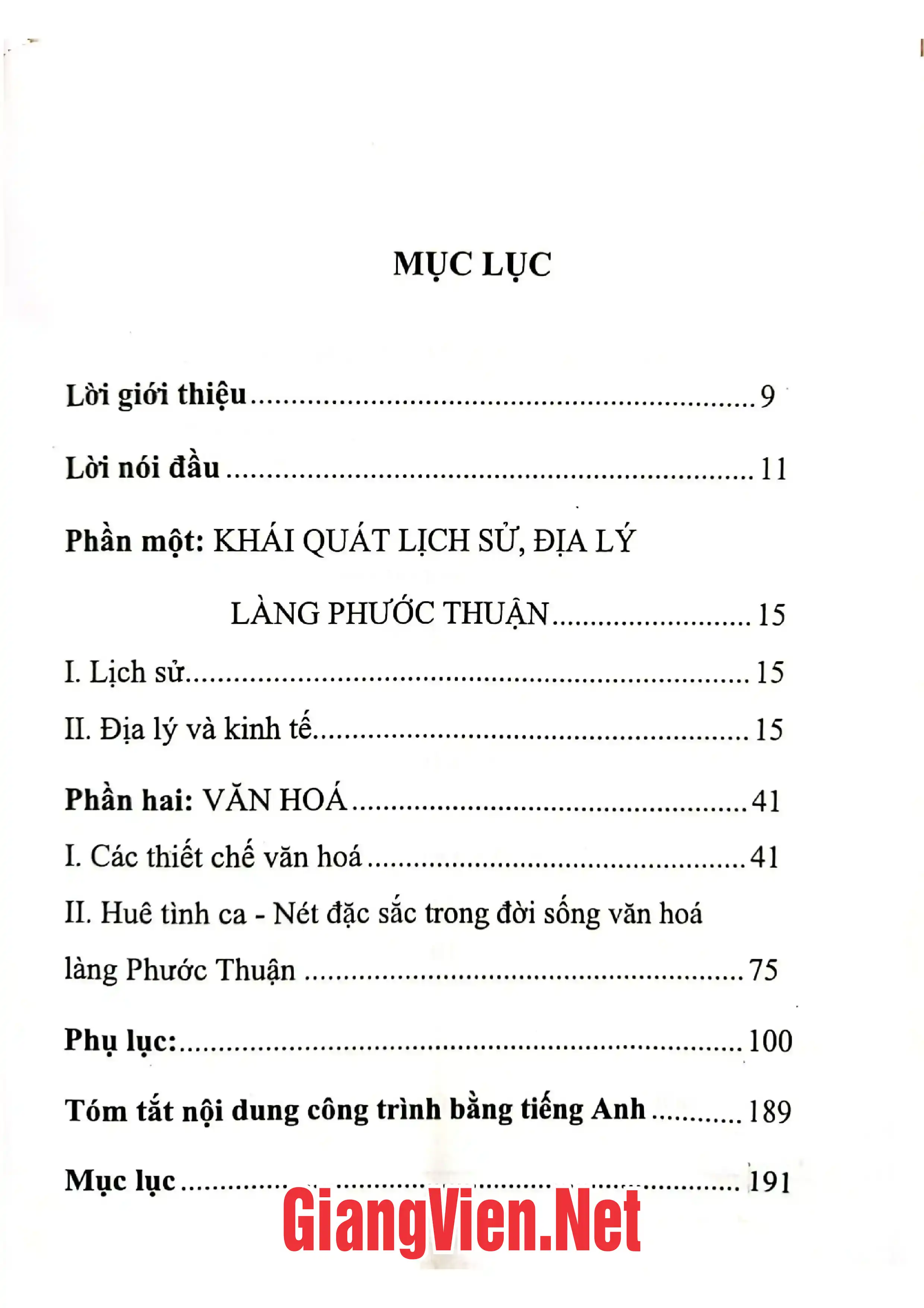 Trang bìa chính thức sách Nét đặc sắc trong đời sống văn hóa làng Phước Thuận